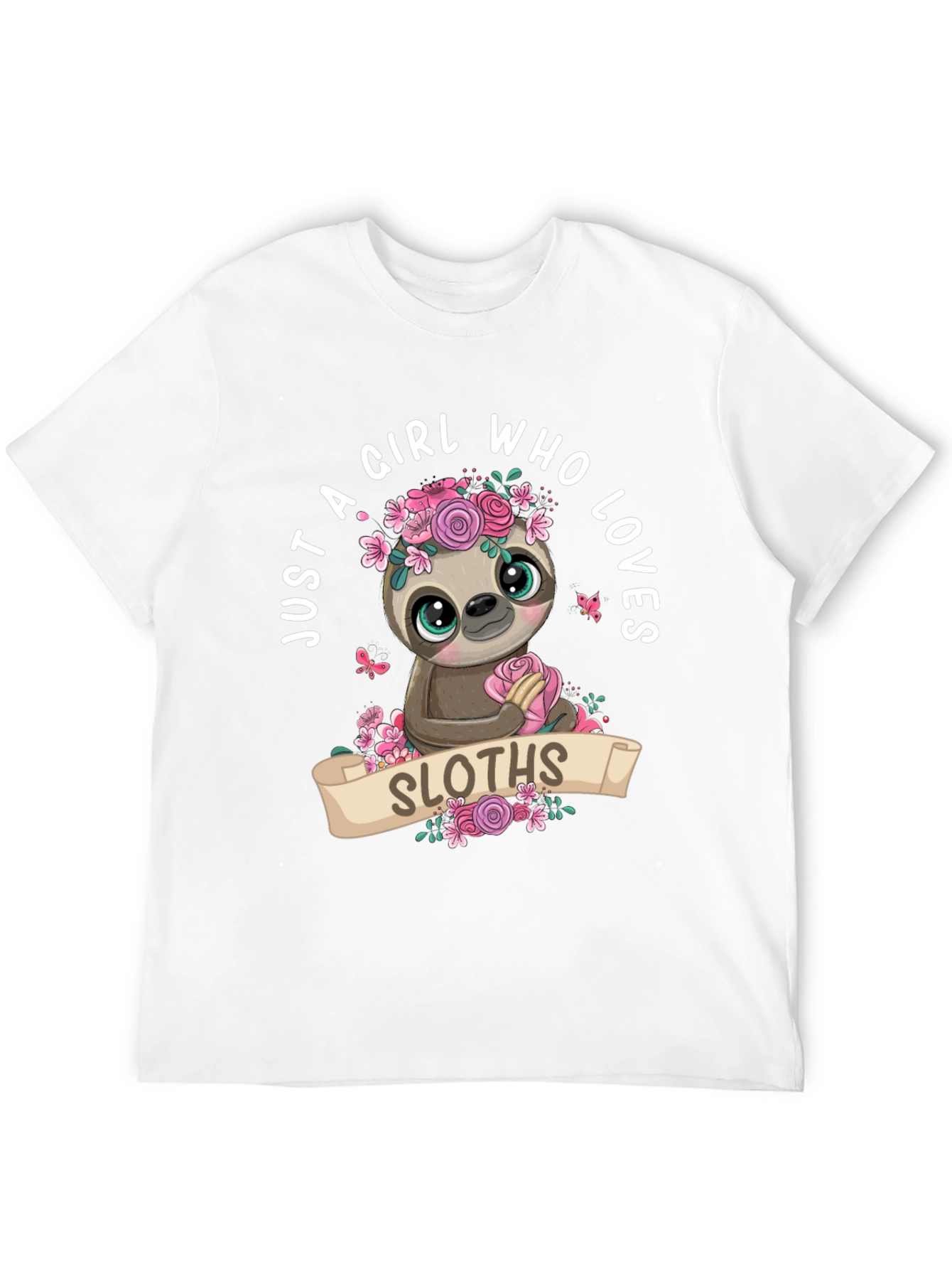 Girl Who Loves Sloths T-Shirt