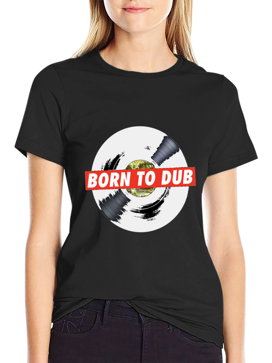 Born to Dub Record Graphic T-Shirt