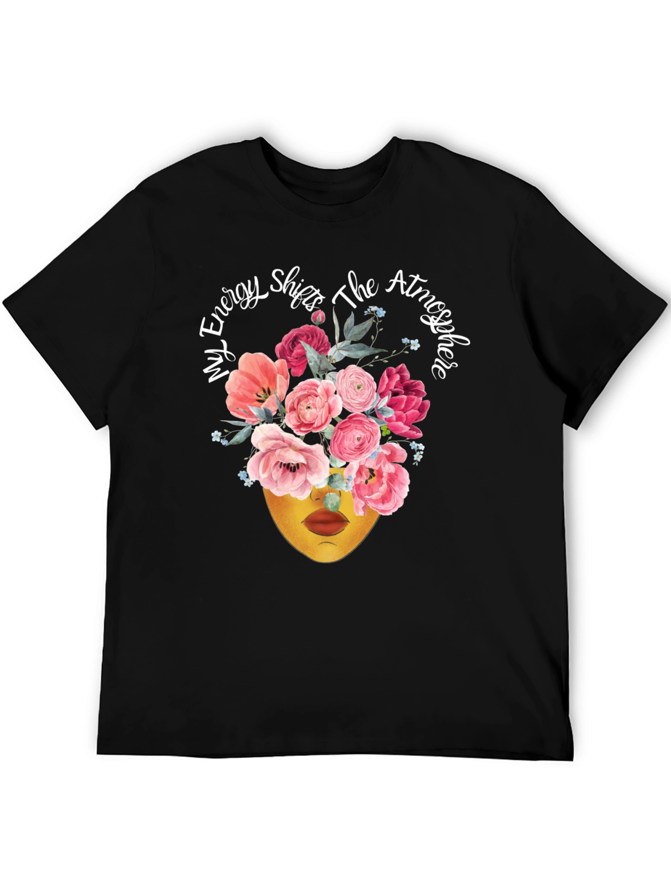 Floral Energy Shift T-Shirt - Stylish Statement Tee