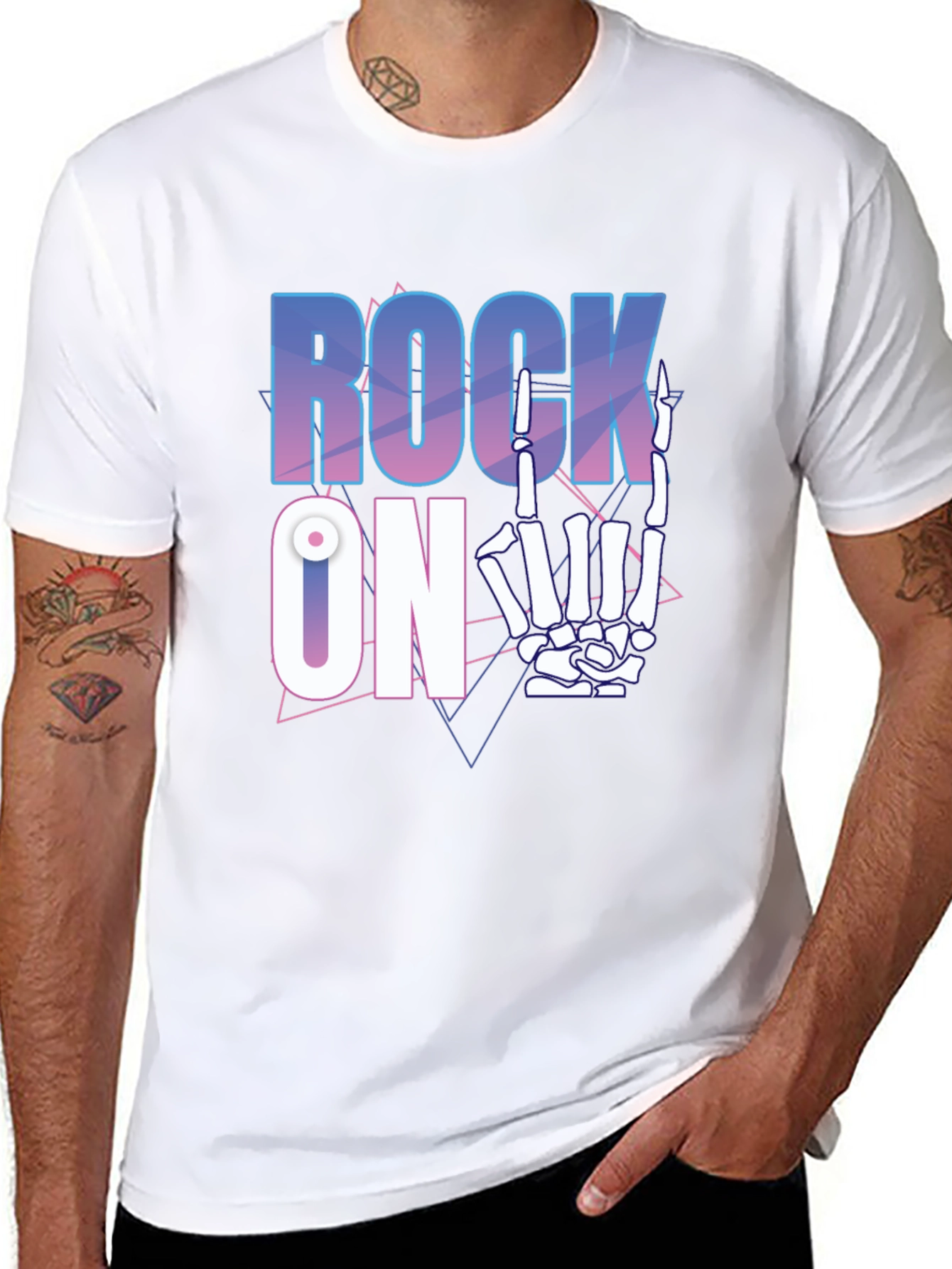 Rock On Graphic T-Shirt - Black