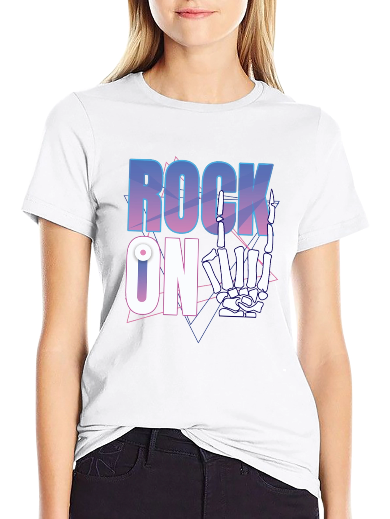 Rock On Graphic T-Shirt - Black