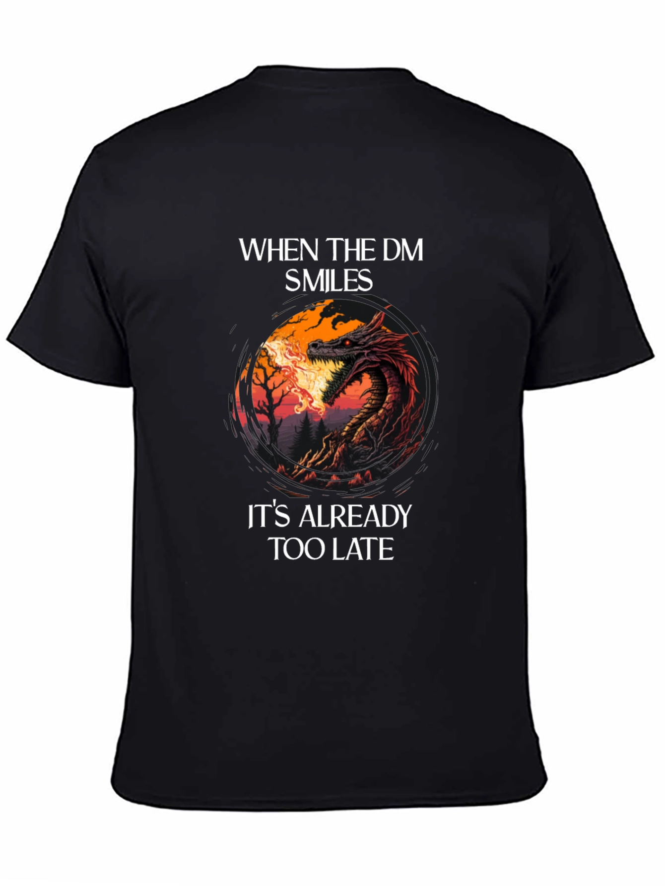 Dungeon Master Smile Graphic Tee - Gamer T-Shirt