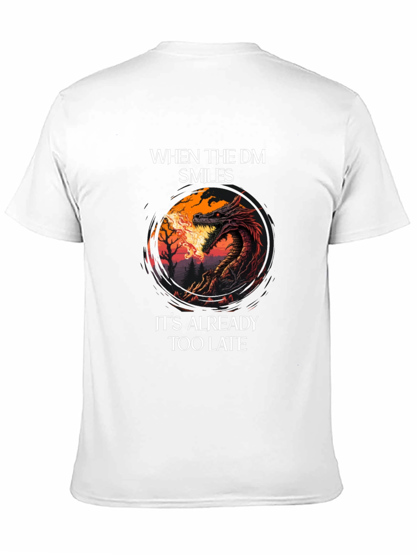 Dungeon Master Smile Graphic Tee - Gamer T-Shirt