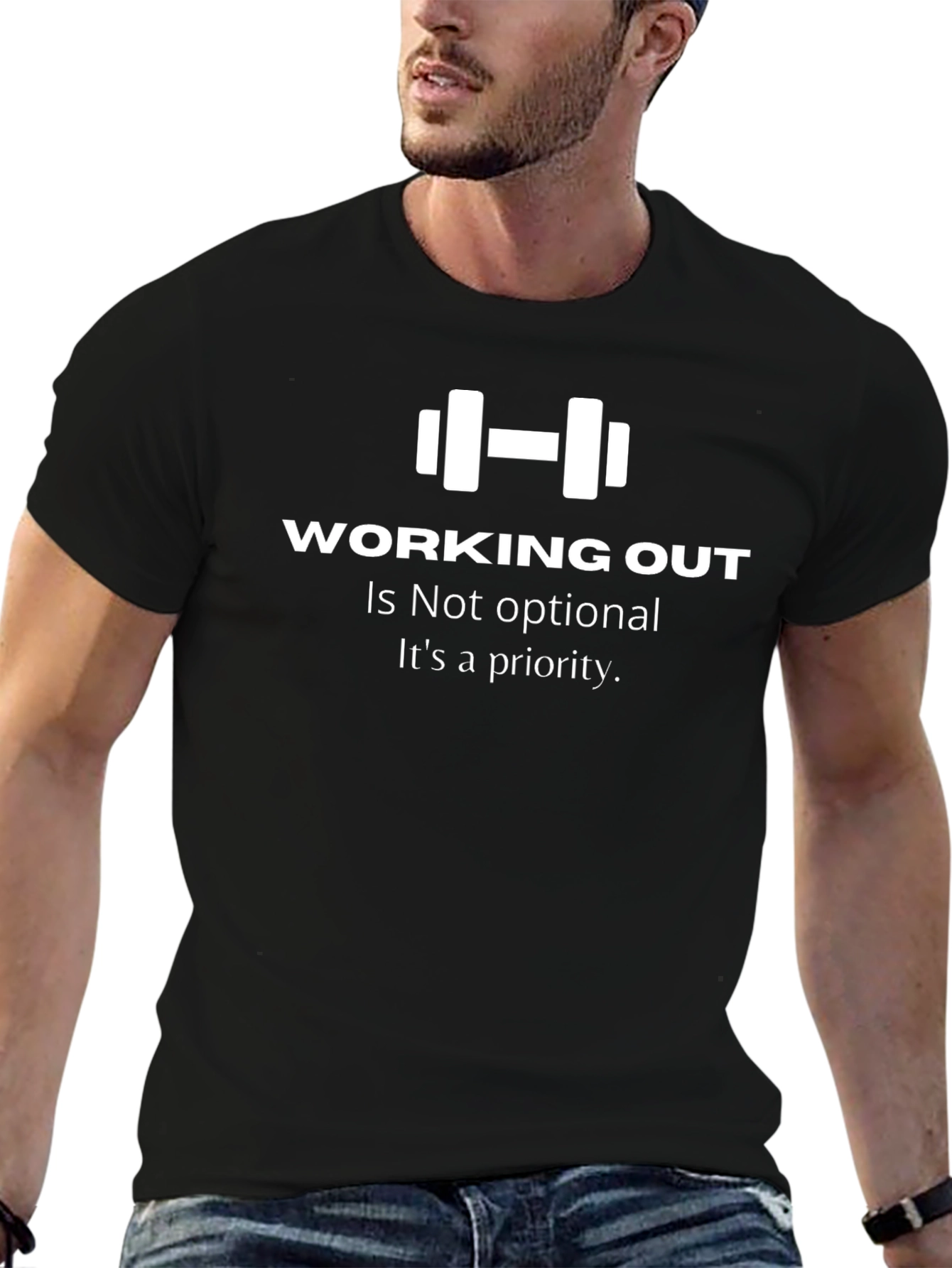 Workout Priority T-Shirt - Gym Motivation Apparel