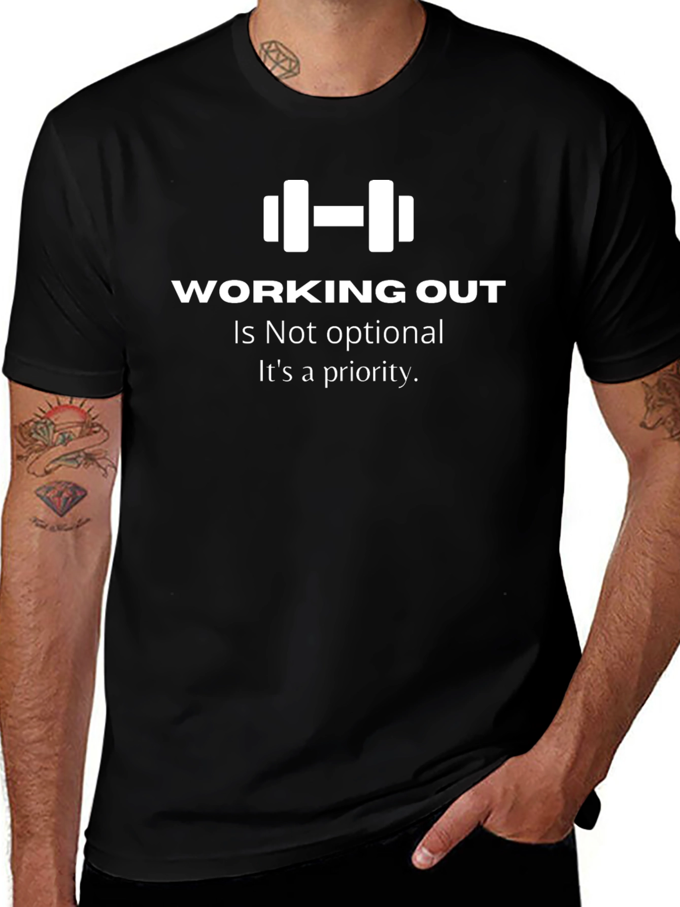 Workout Priority T-Shirt - Gym Motivation Apparel
