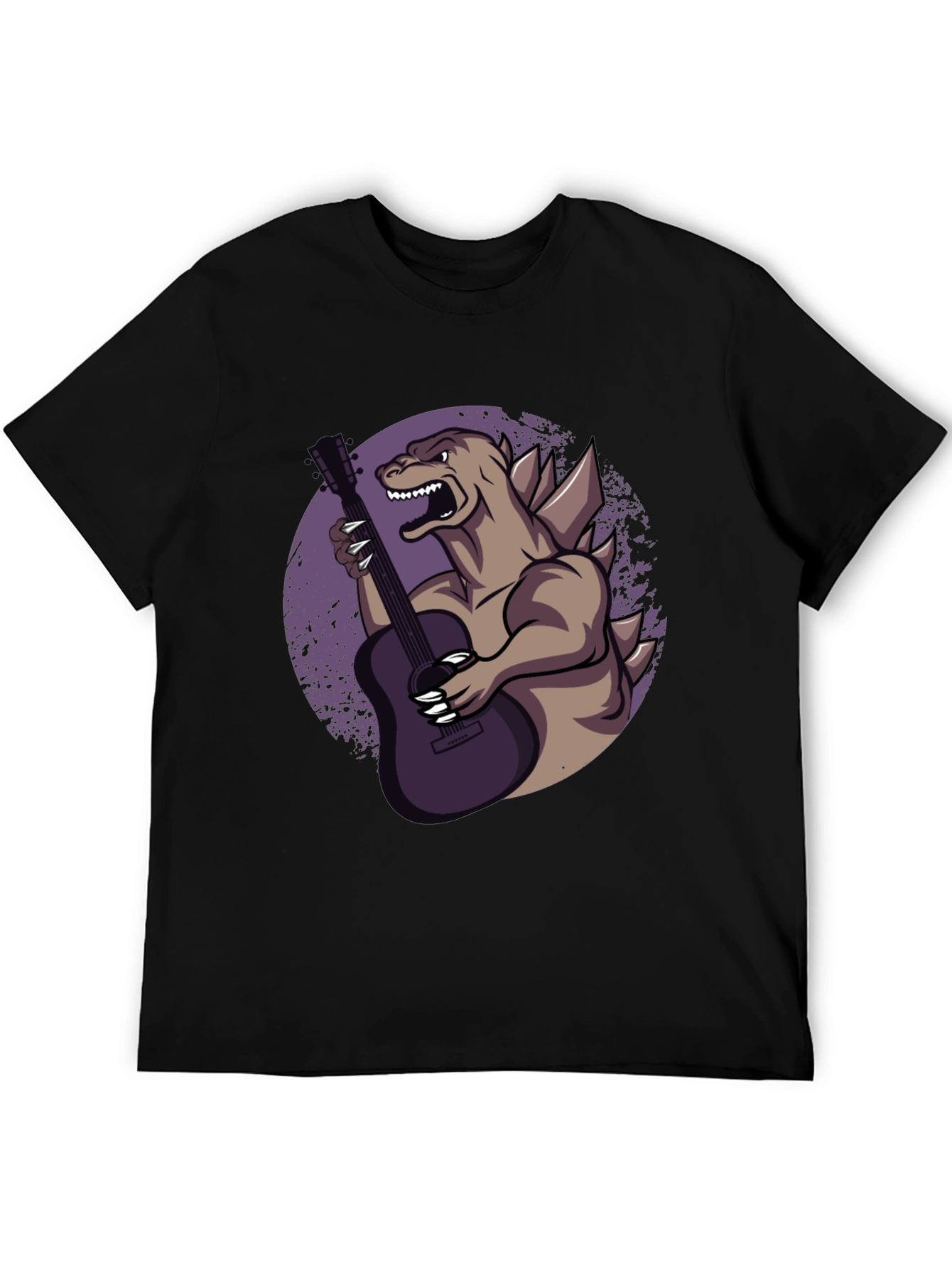 Godzilla Guitar Player Graphic T-Shirt