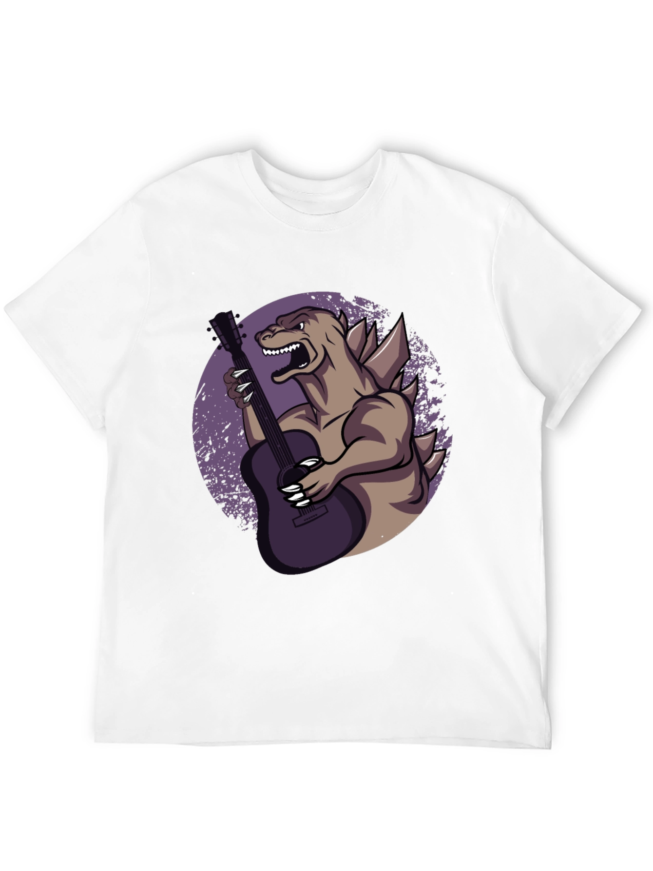 Godzilla Guitar Player Graphic T-Shirt