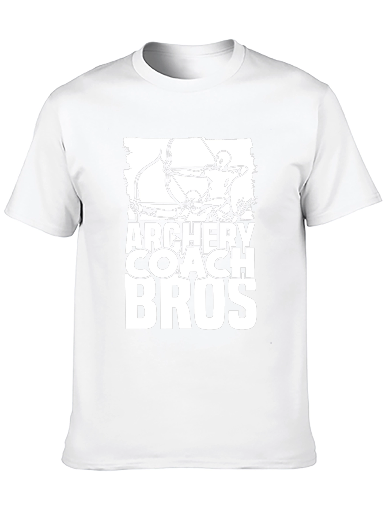 Archery Coach Bros Graphic Tee - Black Cotton T-Shirt