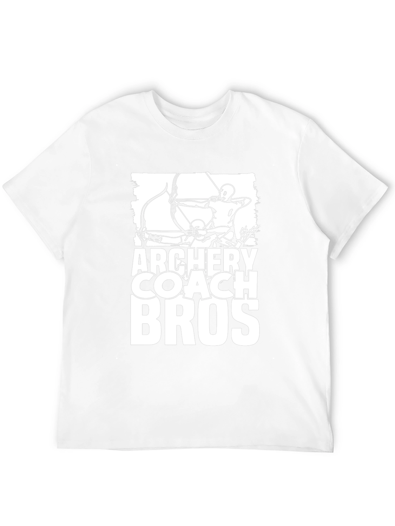Archery Coach Bros Graphic Tee - Black Cotton T-Shirt