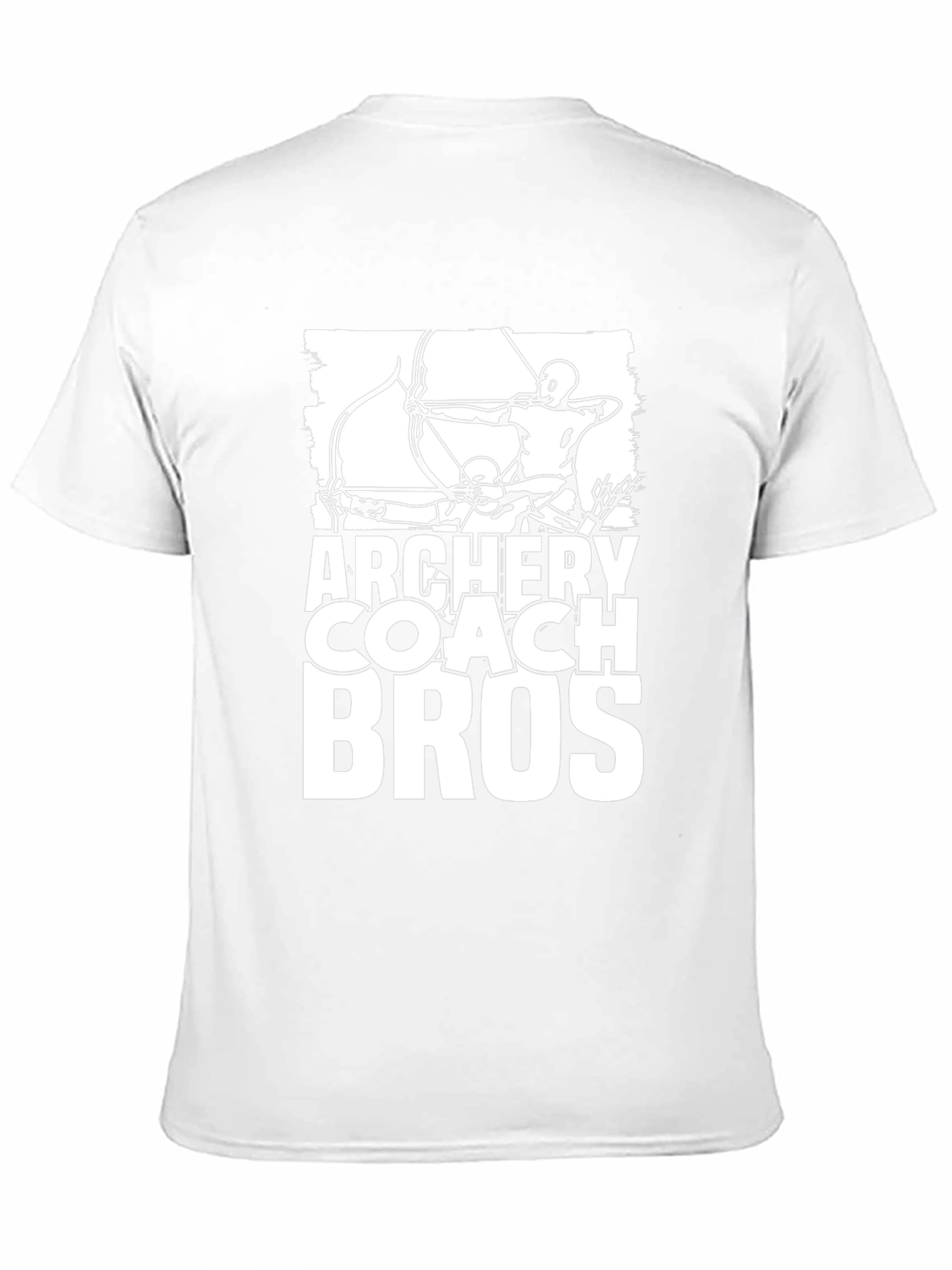 Archery Coach Bros Graphic Tee - Black Cotton T-Shirt