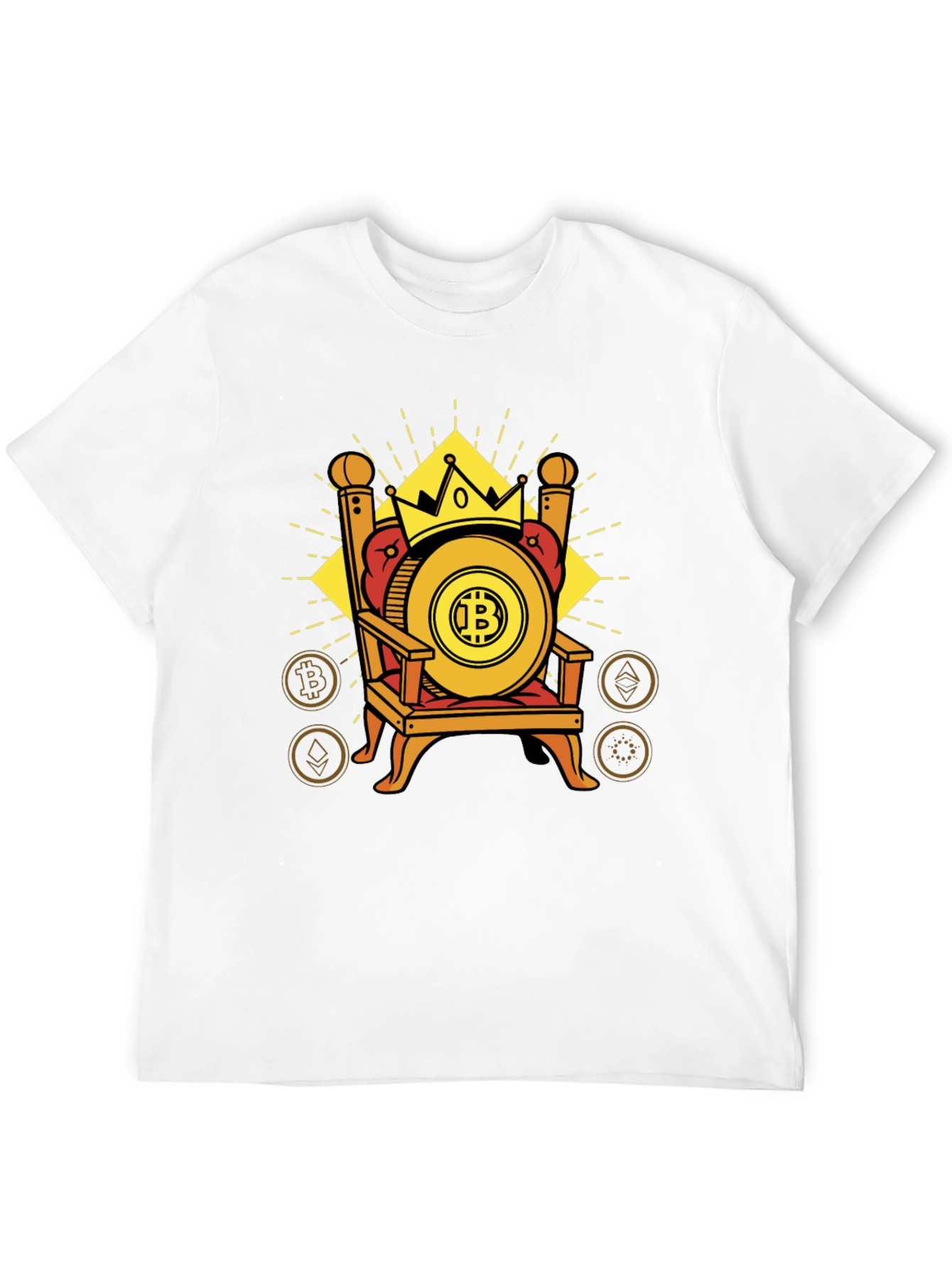 Bitcoin King Graphic Tee