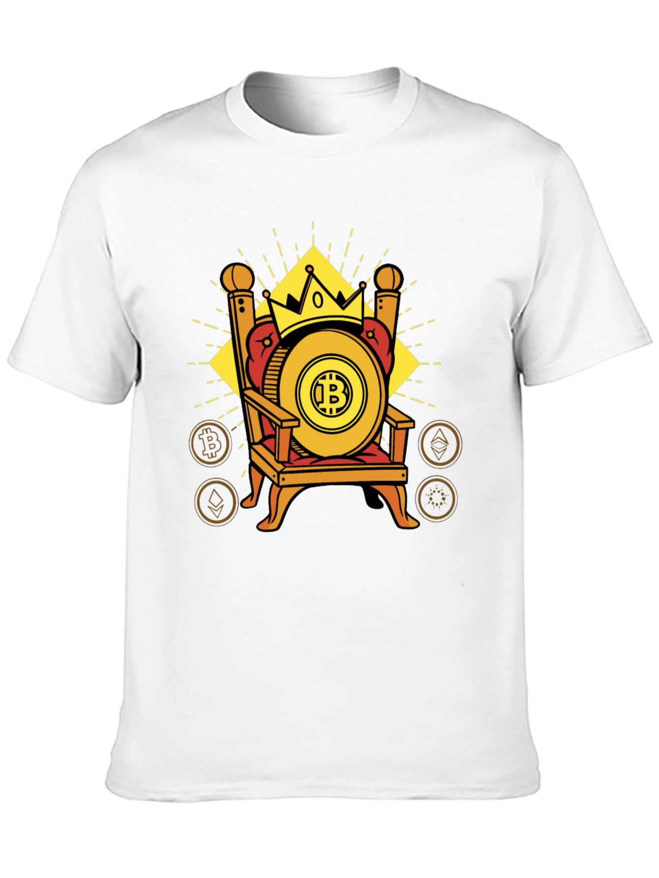 Bitcoin King Graphic Tee