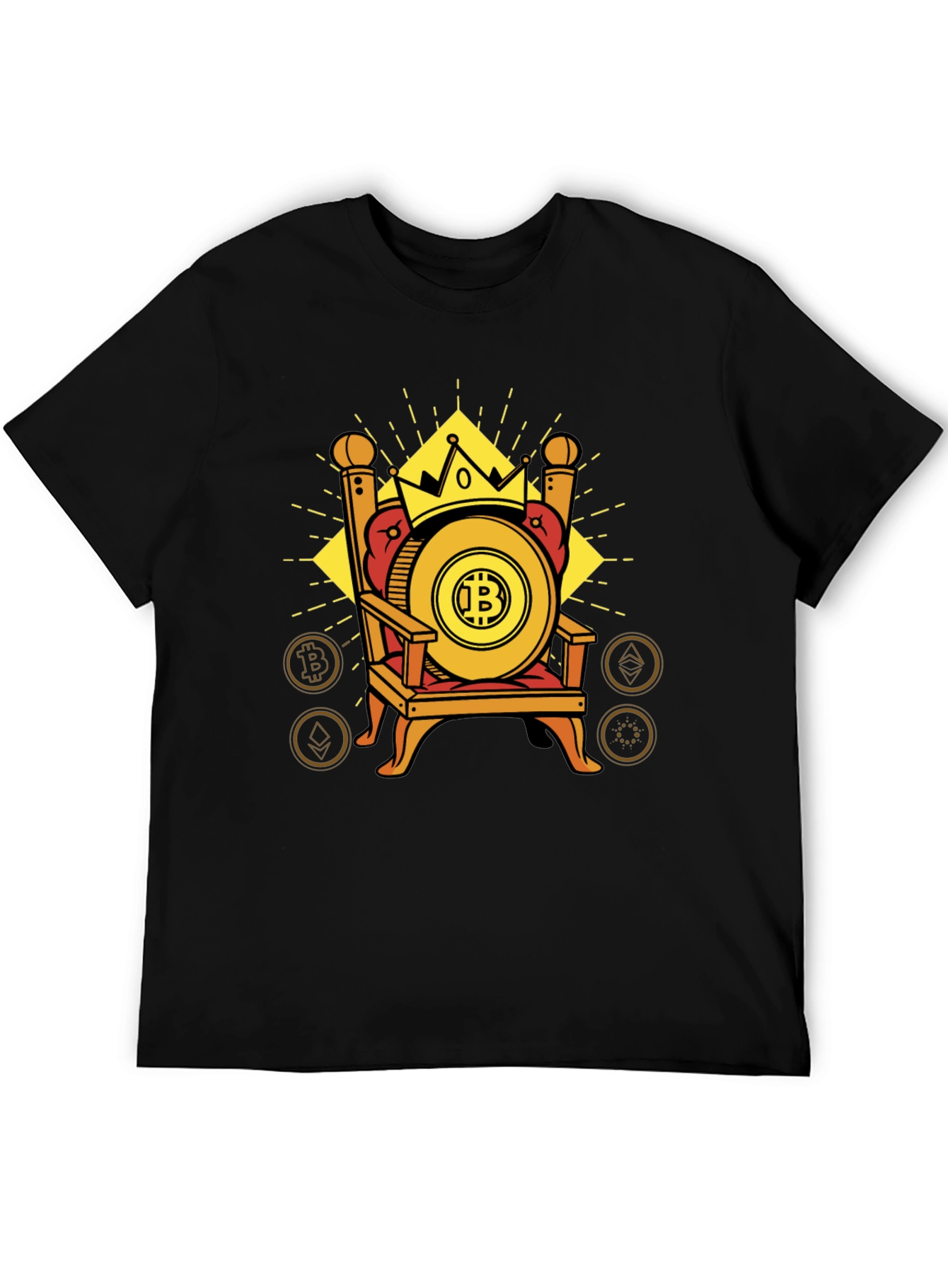 Bitcoin King Graphic Tee