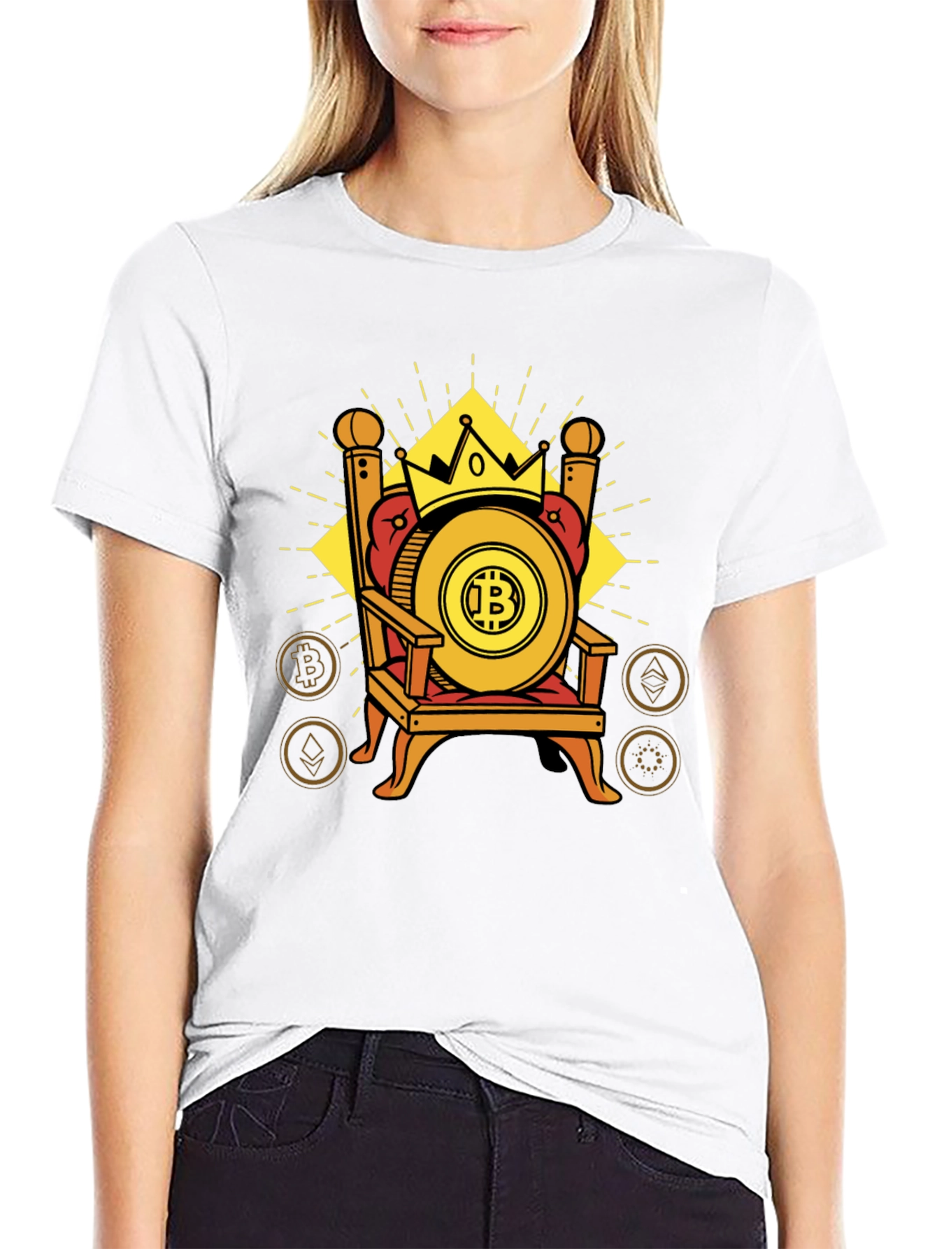 Bitcoin King Graphic Tee