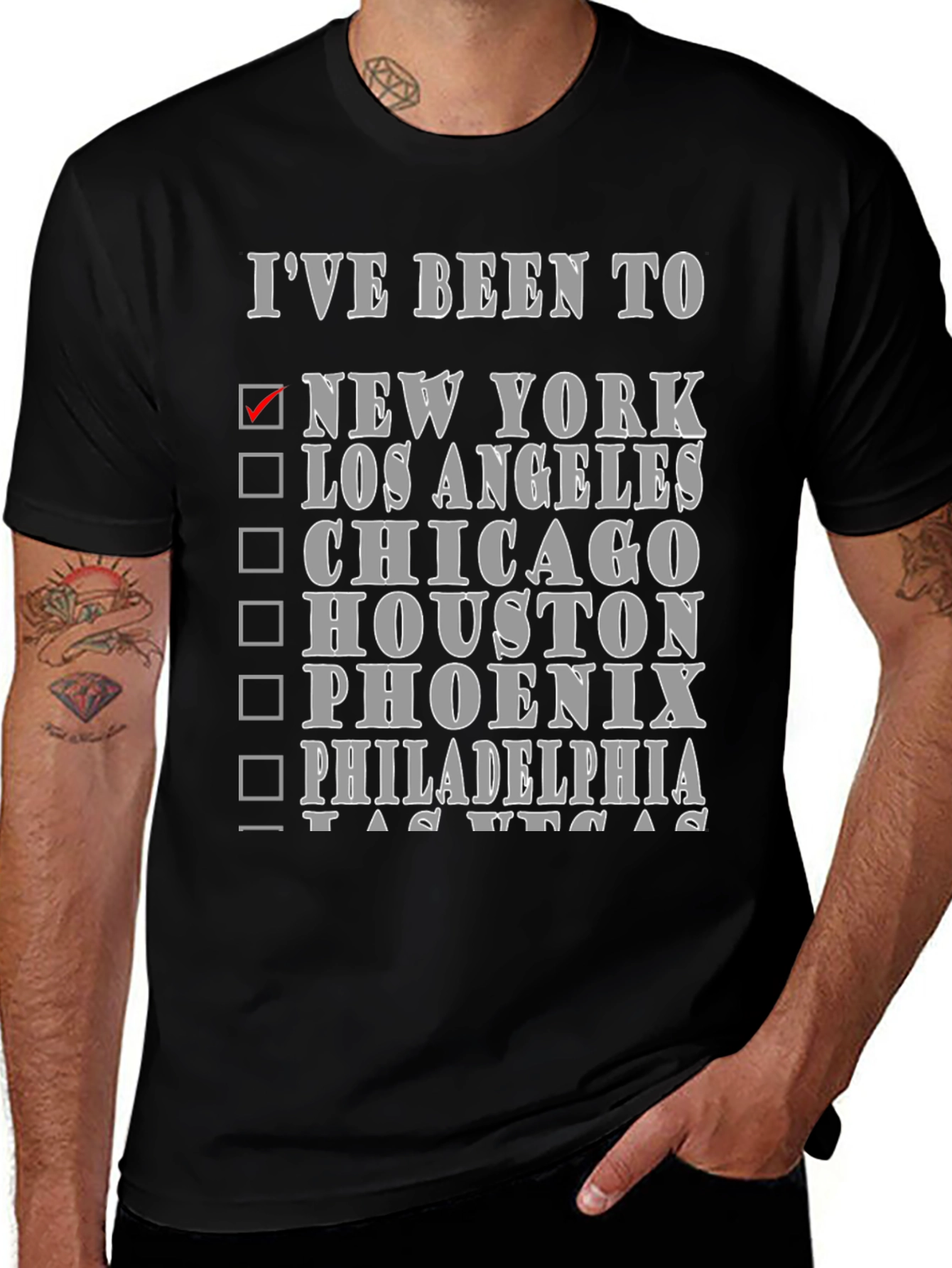 Ive Been To... Novelty Graphic T-Shirt