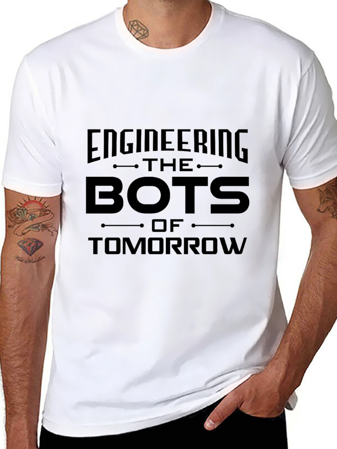 Engineering the Bots of Tomorrow Graphic T-Shirt
