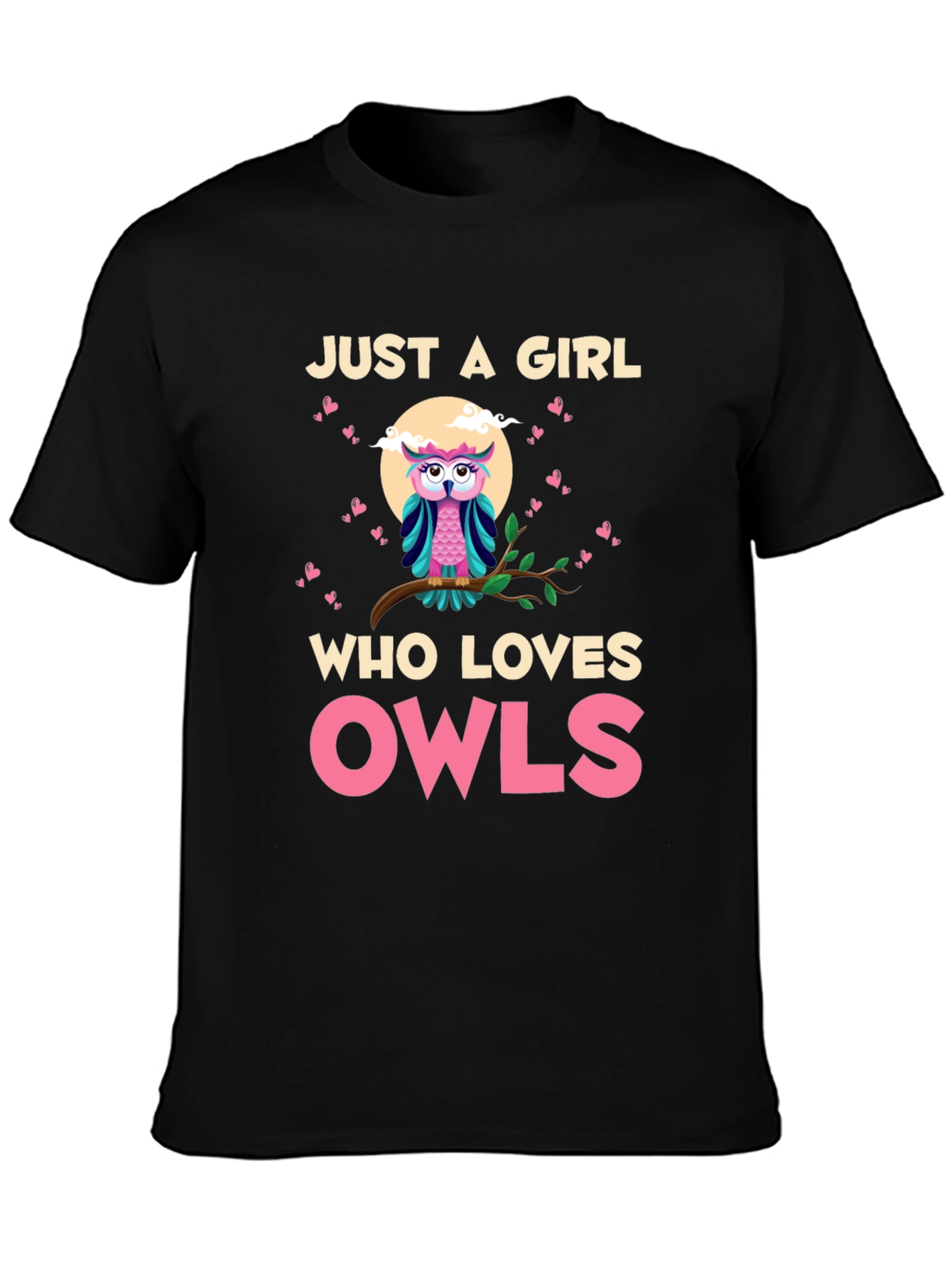 Just a Girl Who Loves Owls T-Shirt