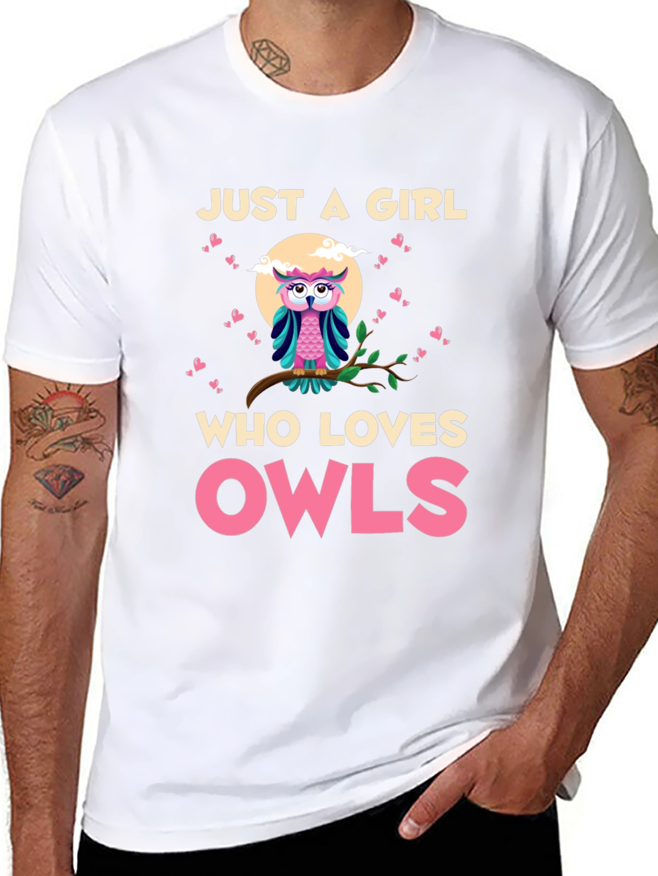 Just a Girl Who Loves Owls T-Shirt