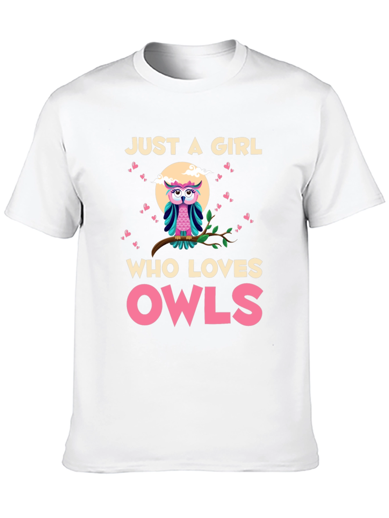 Just a Girl Who Loves Owls T-Shirt