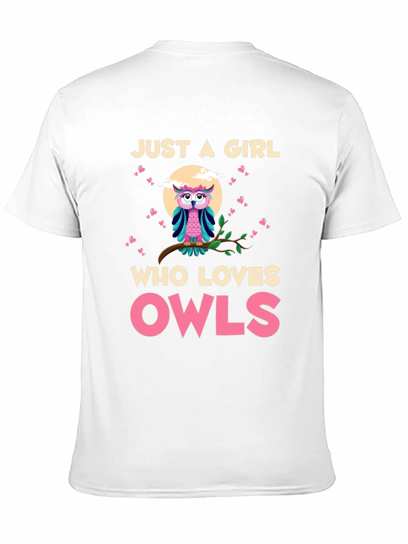 Just a Girl Who Loves Owls T-Shirt
