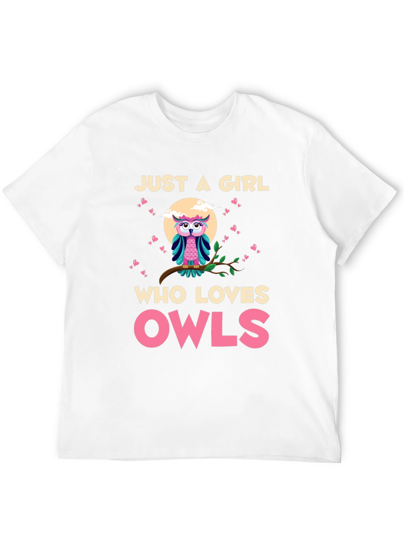 Just a Girl Who Loves Owls T-Shirt