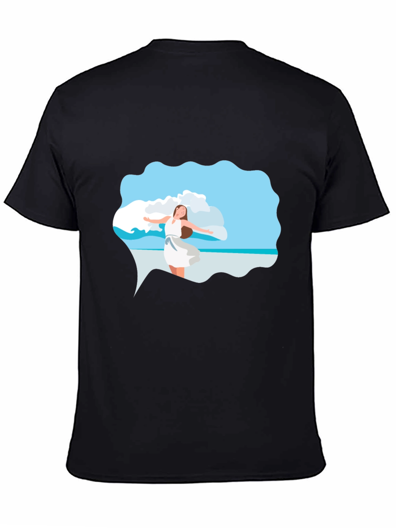 Summer Dream Black T-Shirt