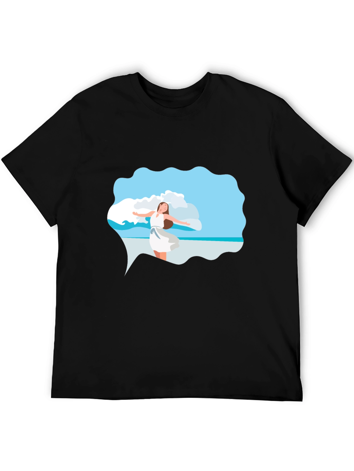 Summer Dream Black T-Shirt