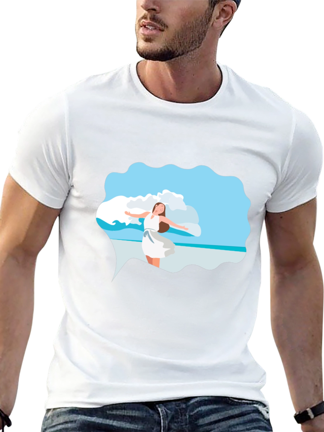Summer Dream Black T-Shirt