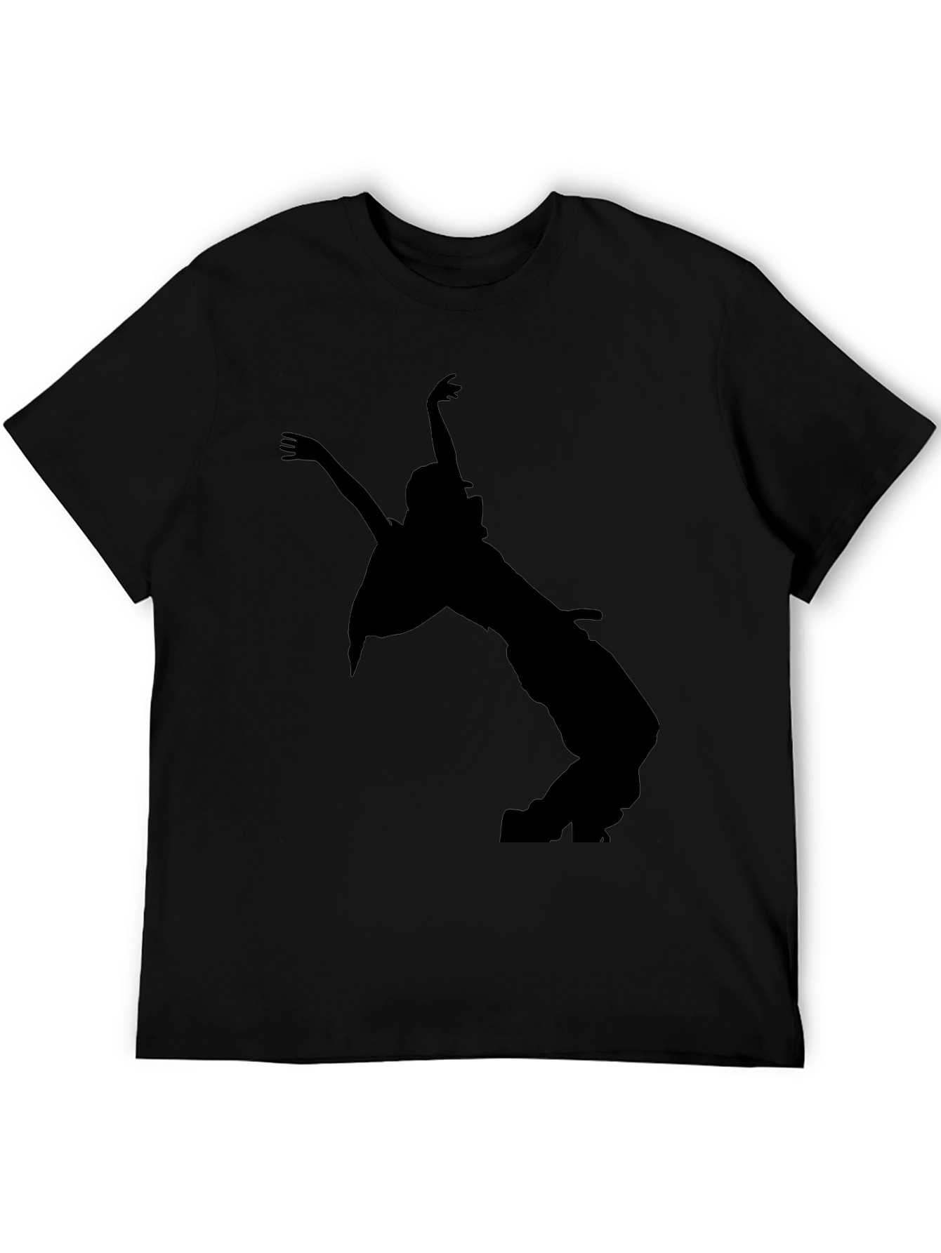 Silhouette Dancer Graphic Black T-Shirt