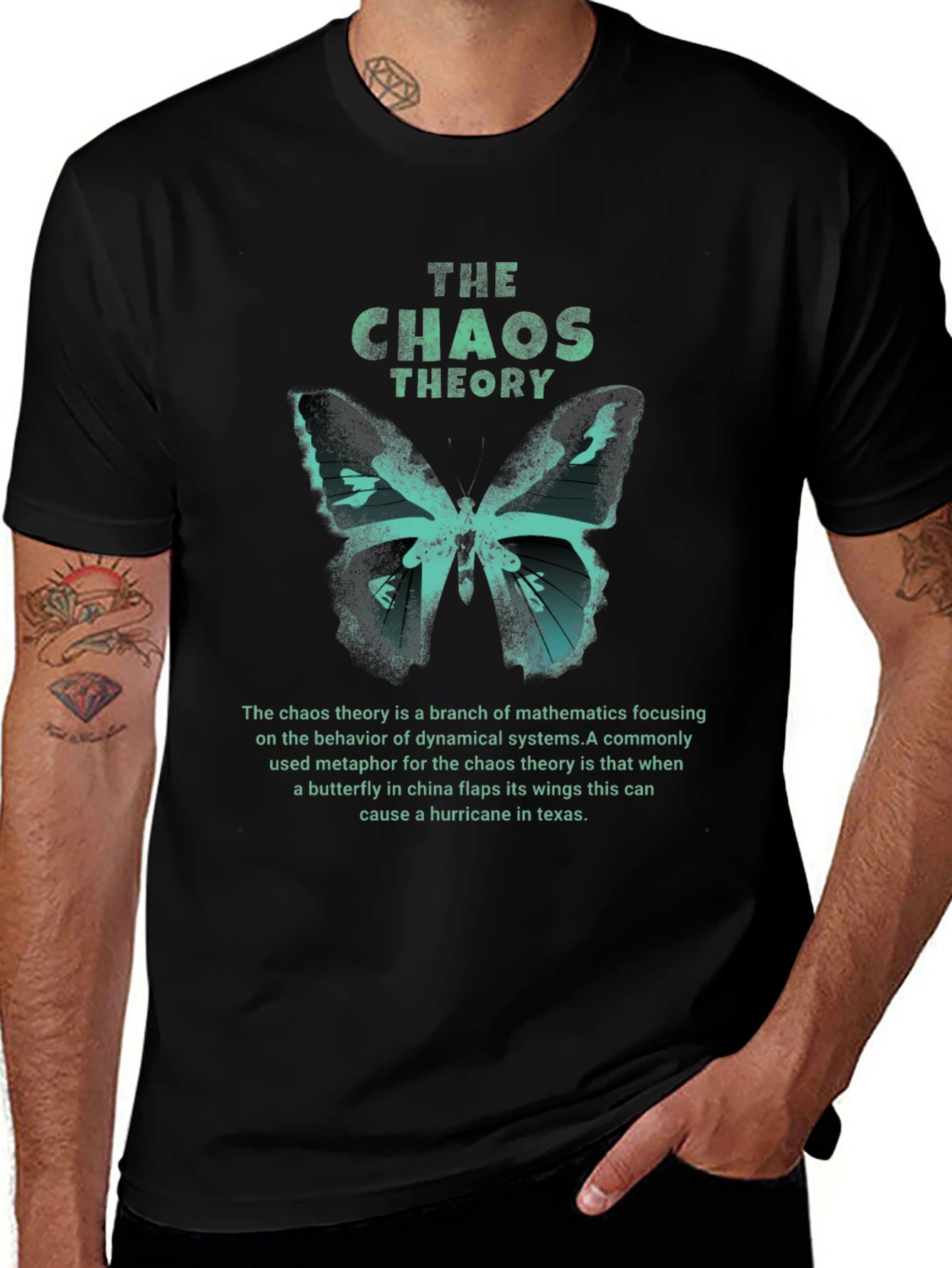 The Chaos Theory Butterfly Graphic T-Shirt
