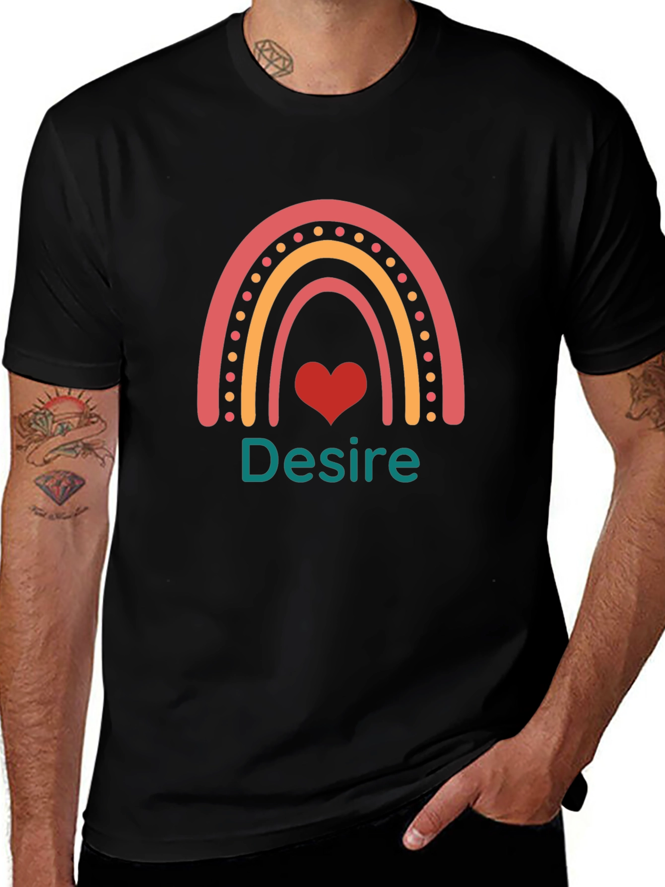 Desire Rainbow Graphic T-Shirt