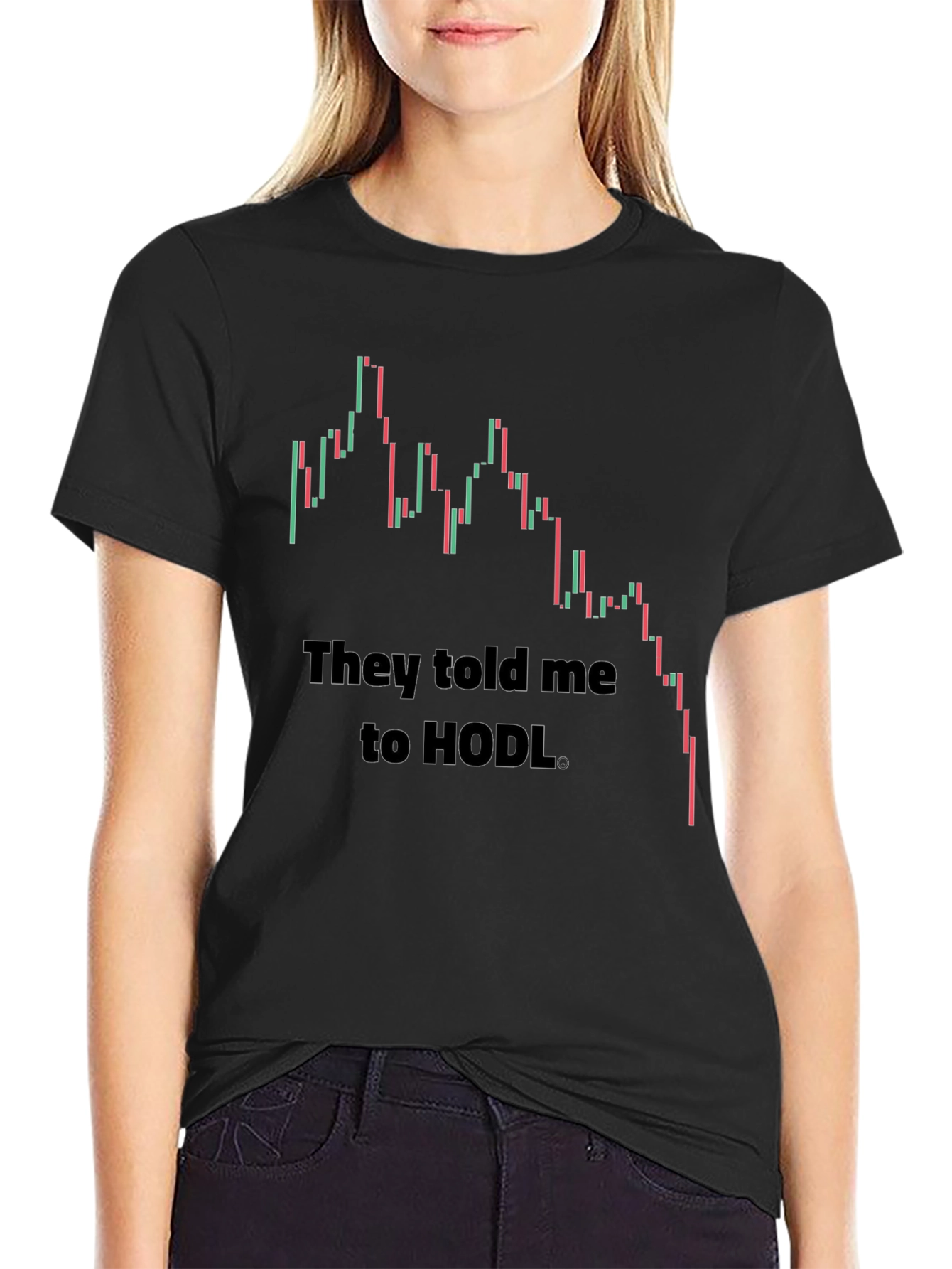 HODL Crypto Stock Chart T-Shirt