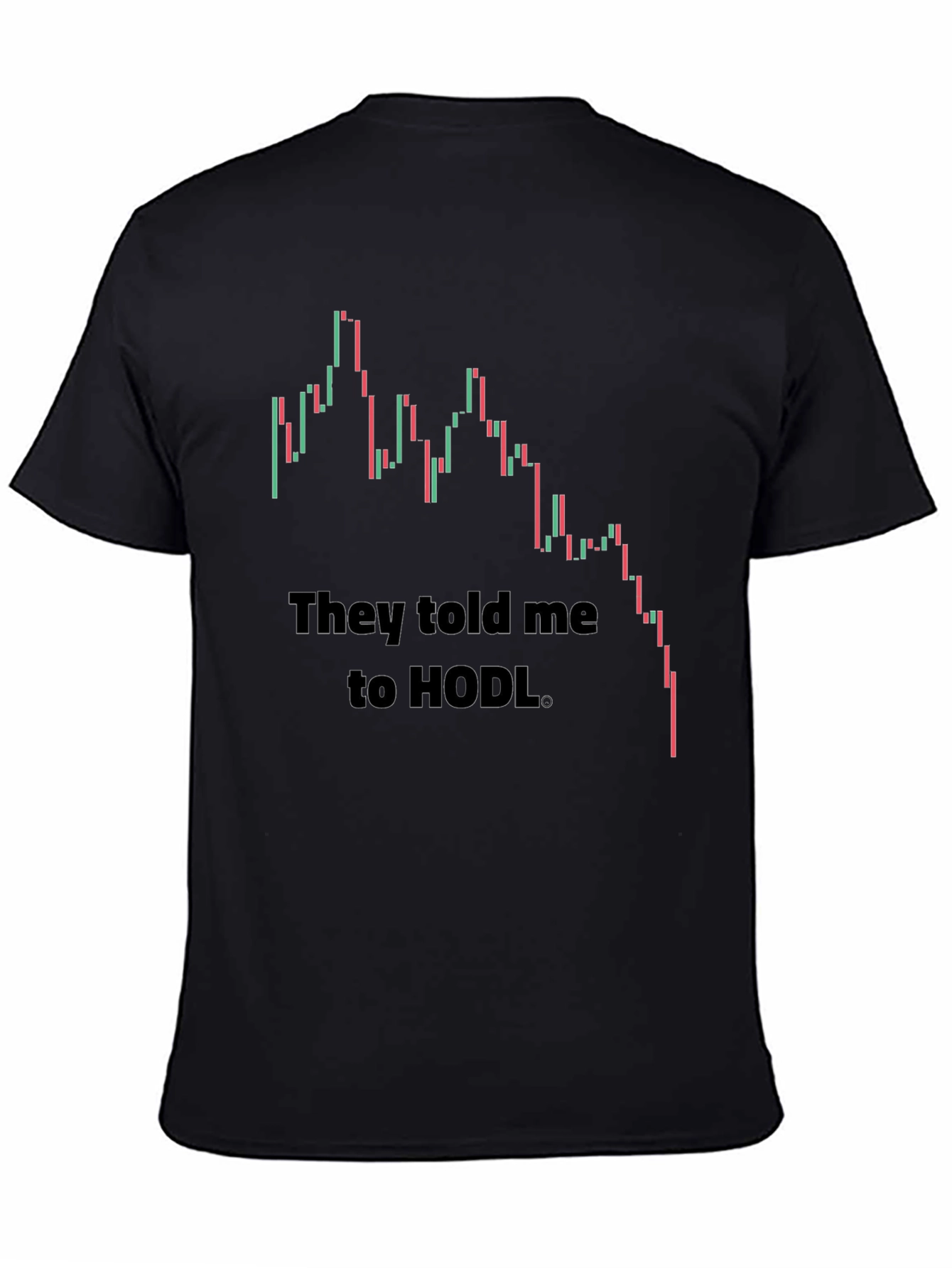 HODL Crypto Stock Chart T-Shirt