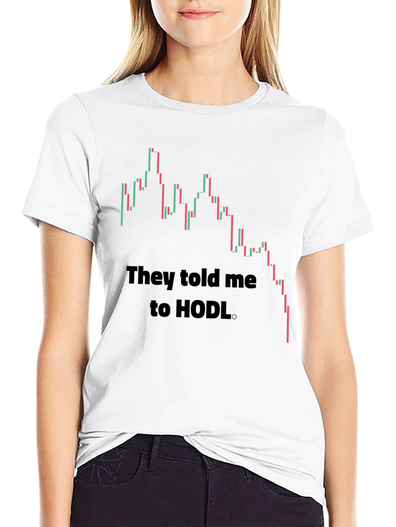 HODL Crypto Stock Chart T-Shirt