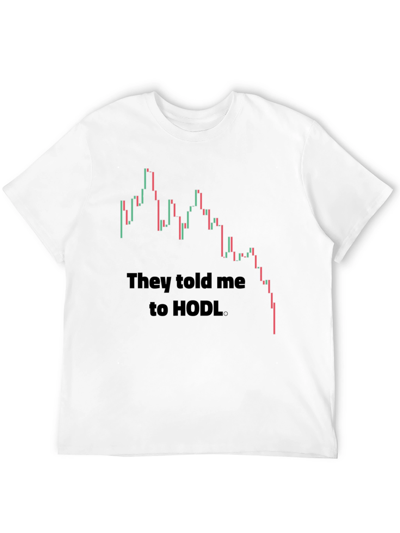 HODL Crypto Stock Chart T-Shirt