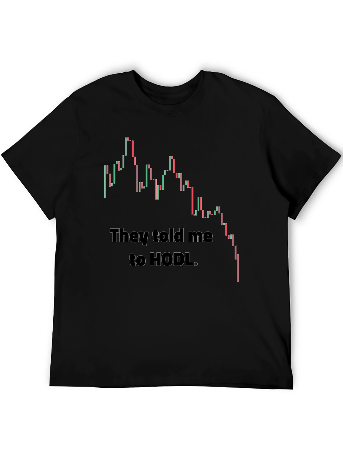 HODL Crypto Stock Chart T-Shirt