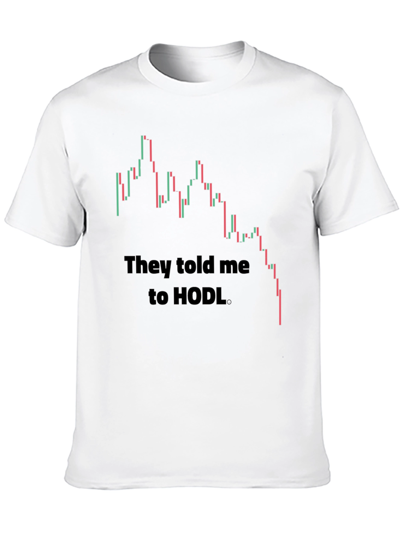 HODL Crypto Stock Chart T-Shirt