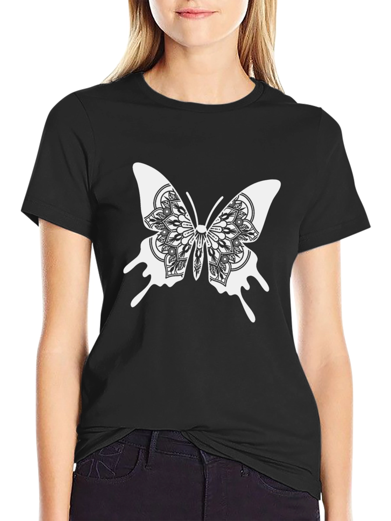 Butterfly Mandala Graphic Tee