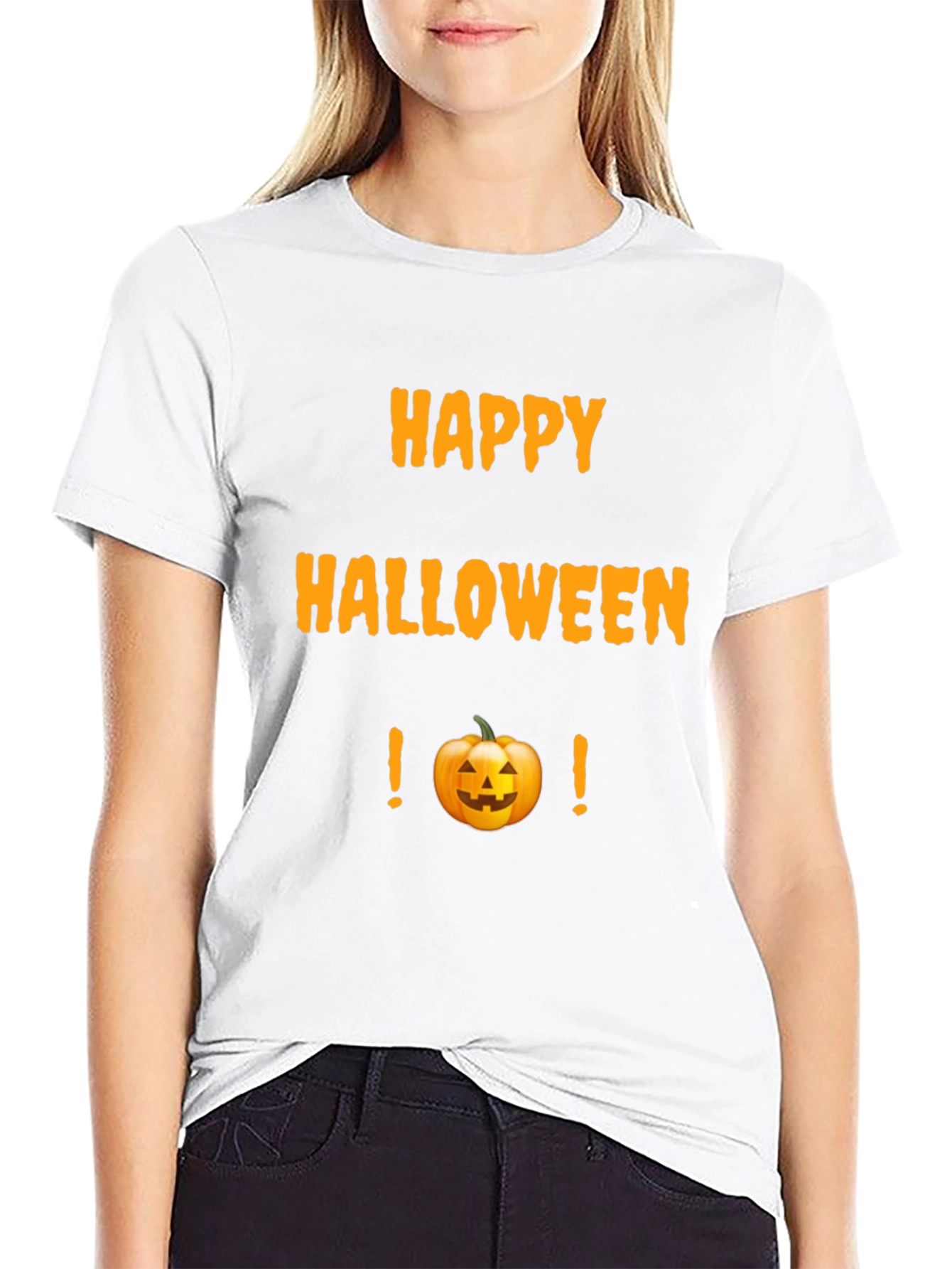 Happy Halloween T-Shirt - Pumpkin Design