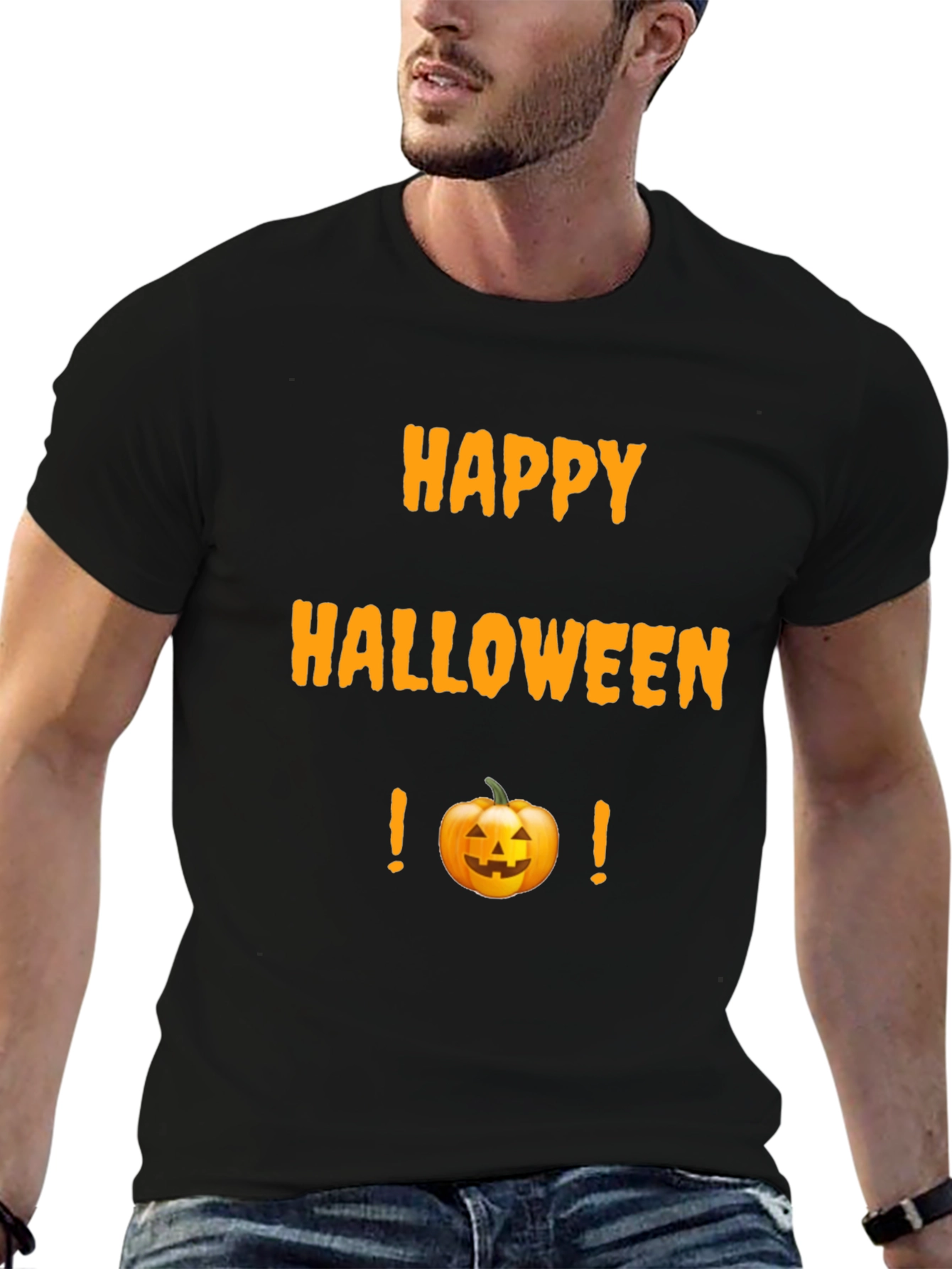 Happy Halloween T-Shirt - Pumpkin Design