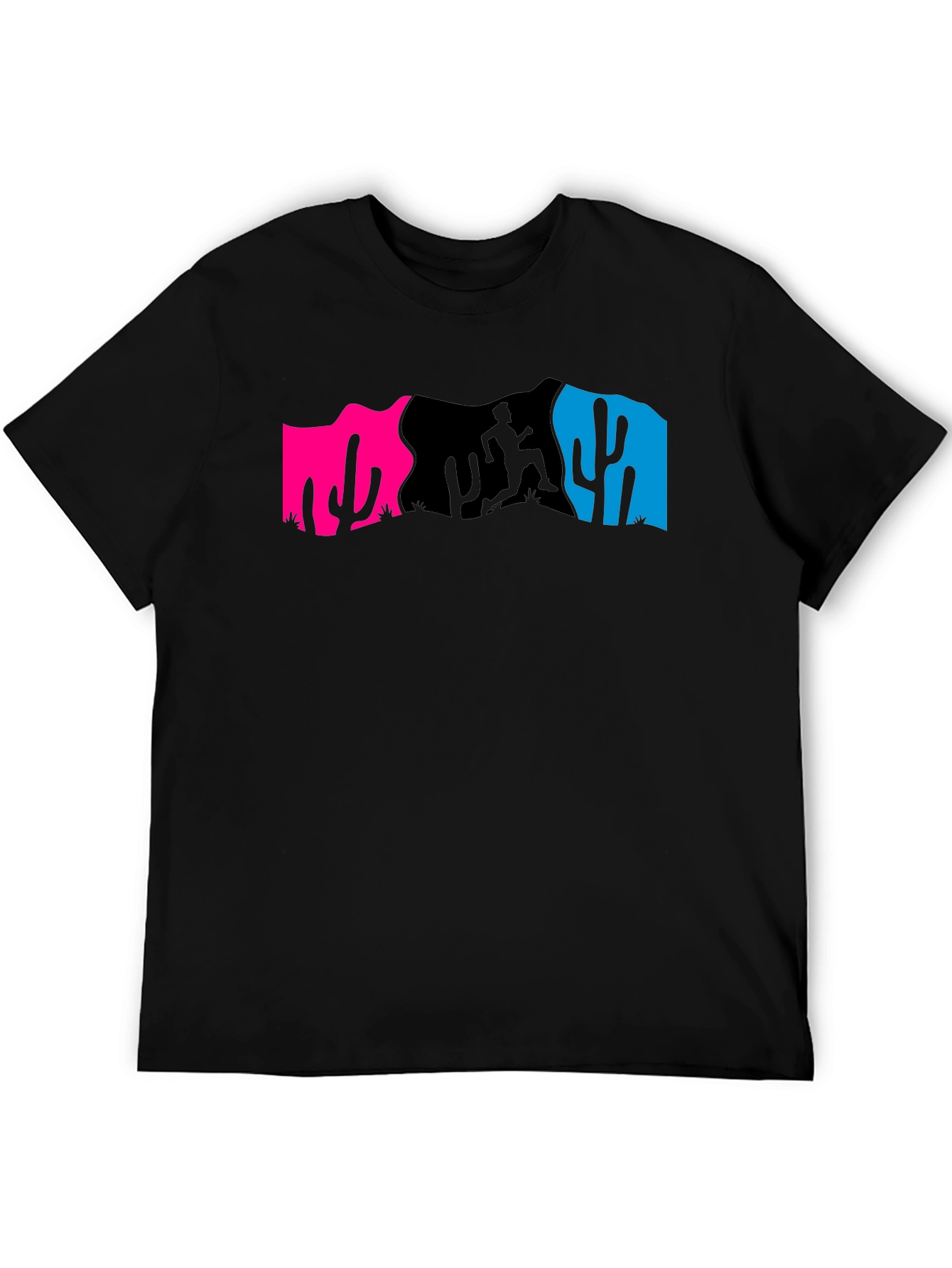 Desert Runner Graphic Tee - Mens Black T-Shirt