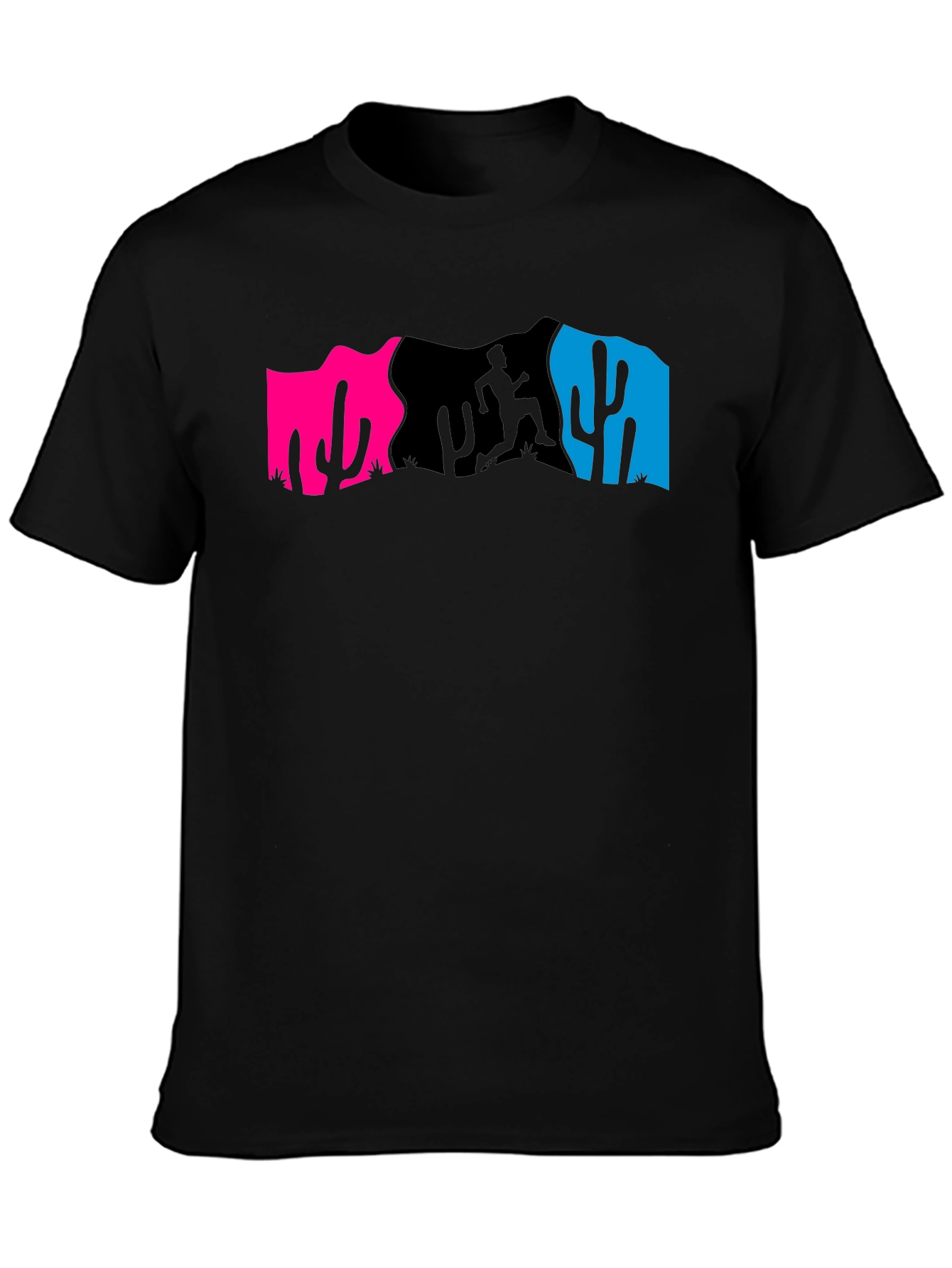 Desert Runner Graphic Tee - Mens Black T-Shirt