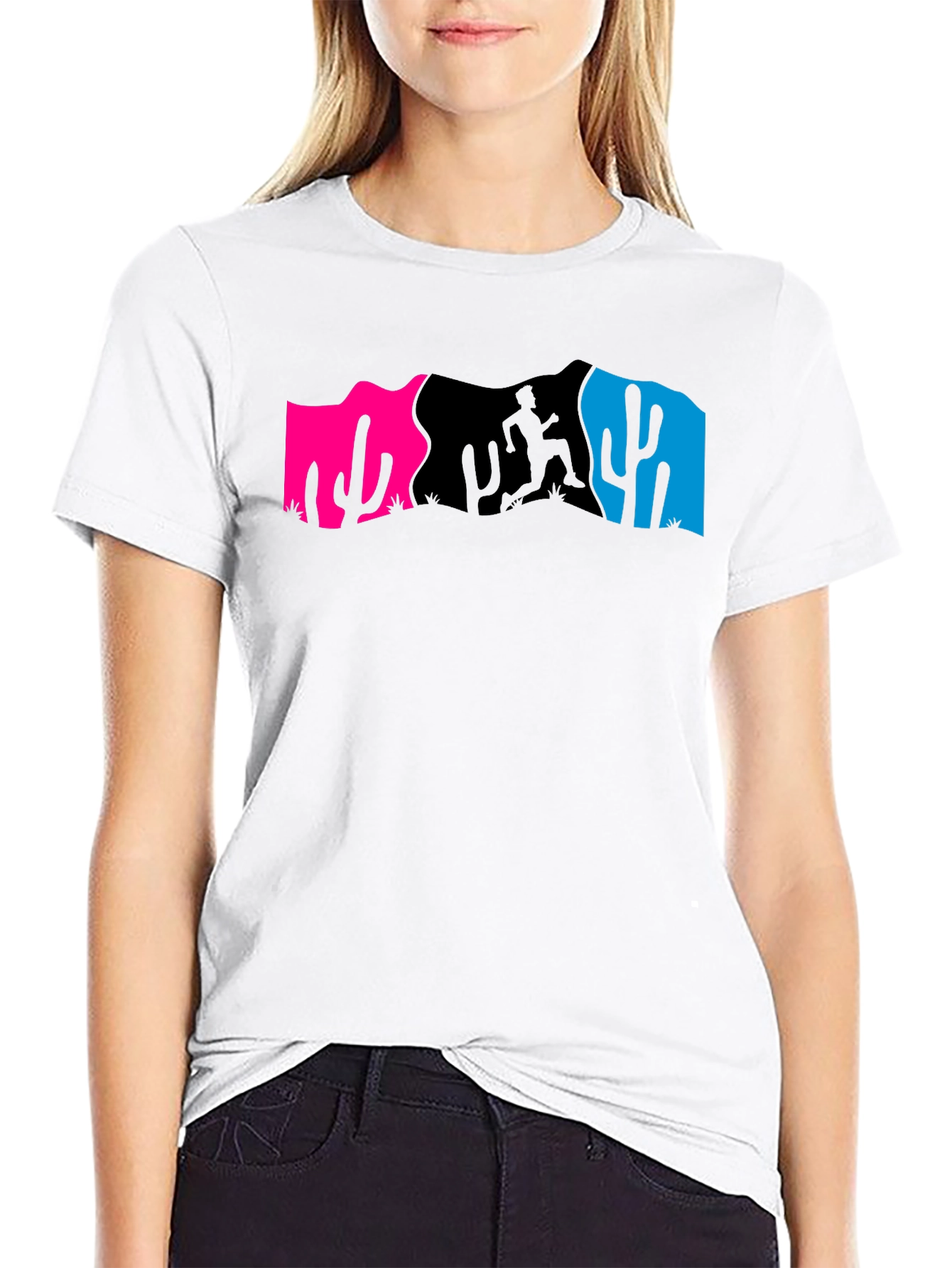 Desert Runner Graphic Tee - Mens Black T-Shirt