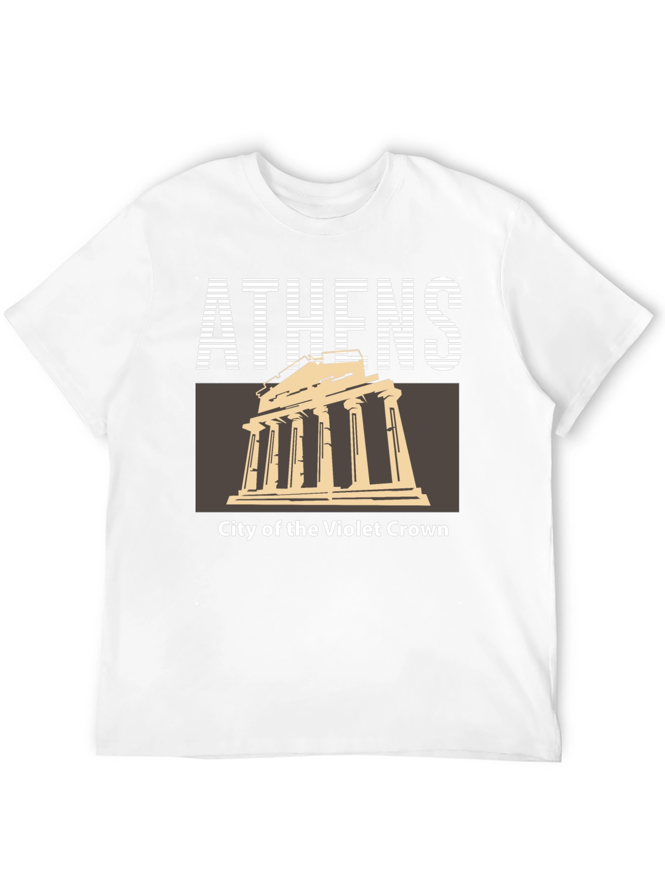 Athens Greece Temple Graphic T-Shirt