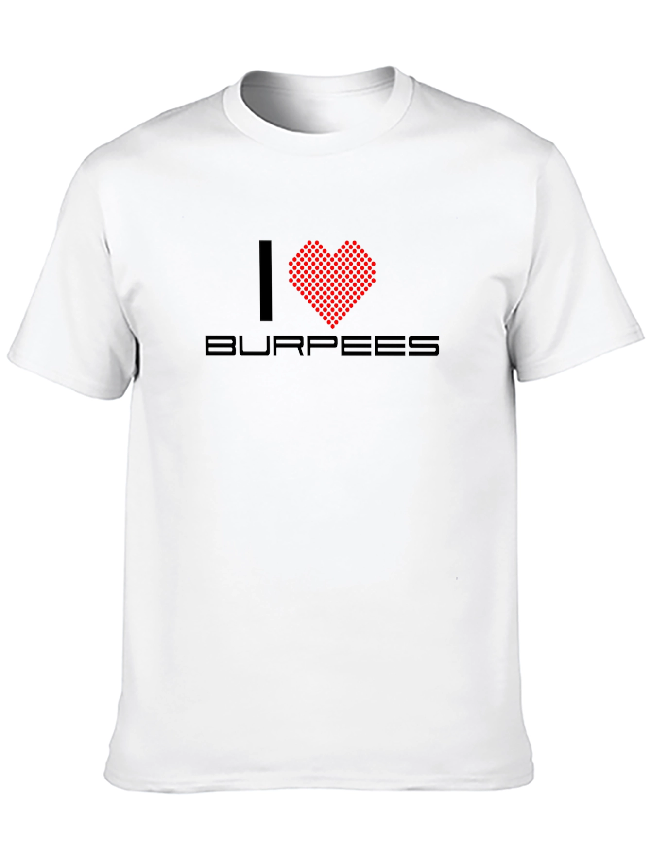 I Heart Burpees Black T-Shirt