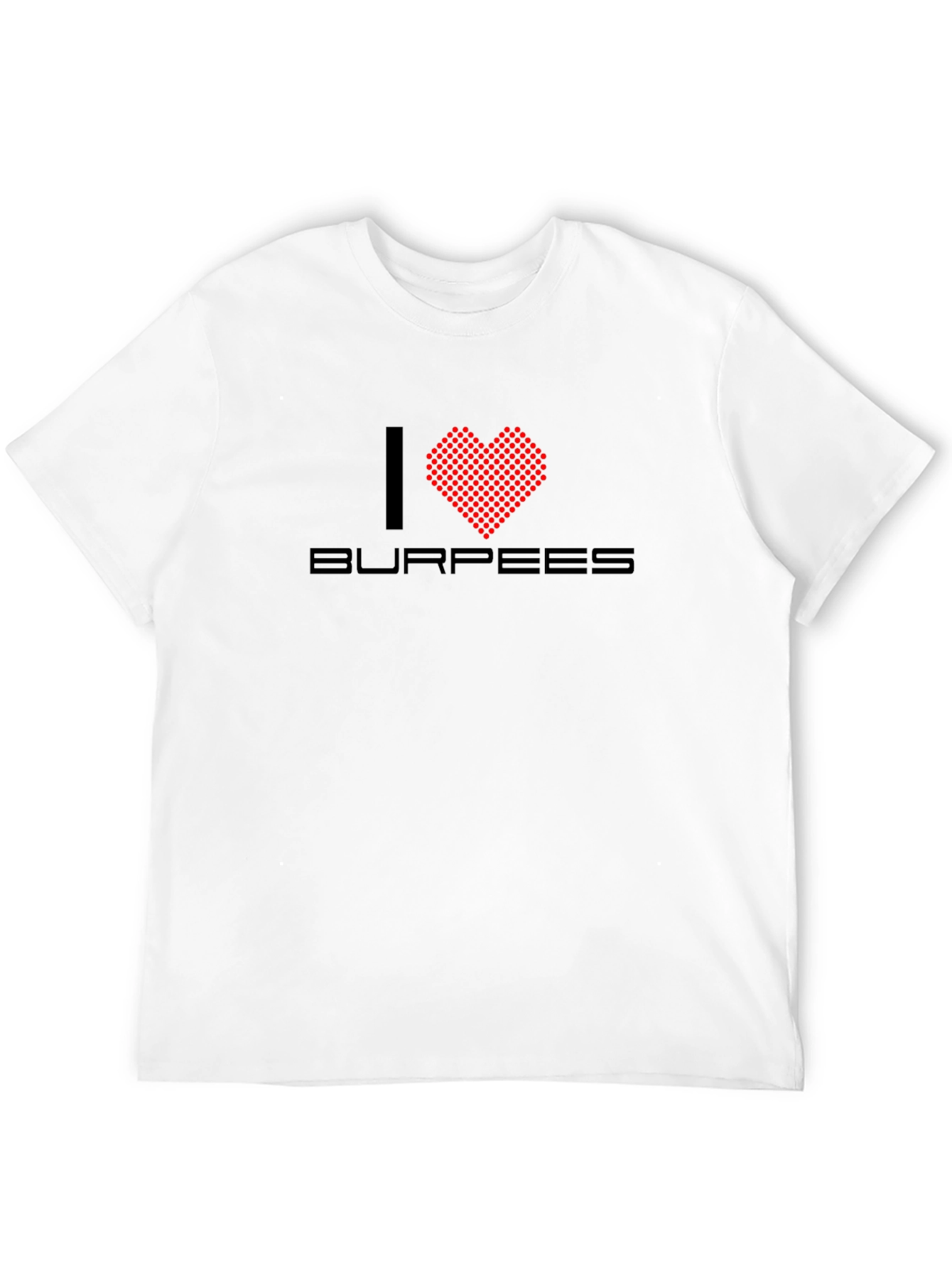 I Heart Burpees Black T-Shirt