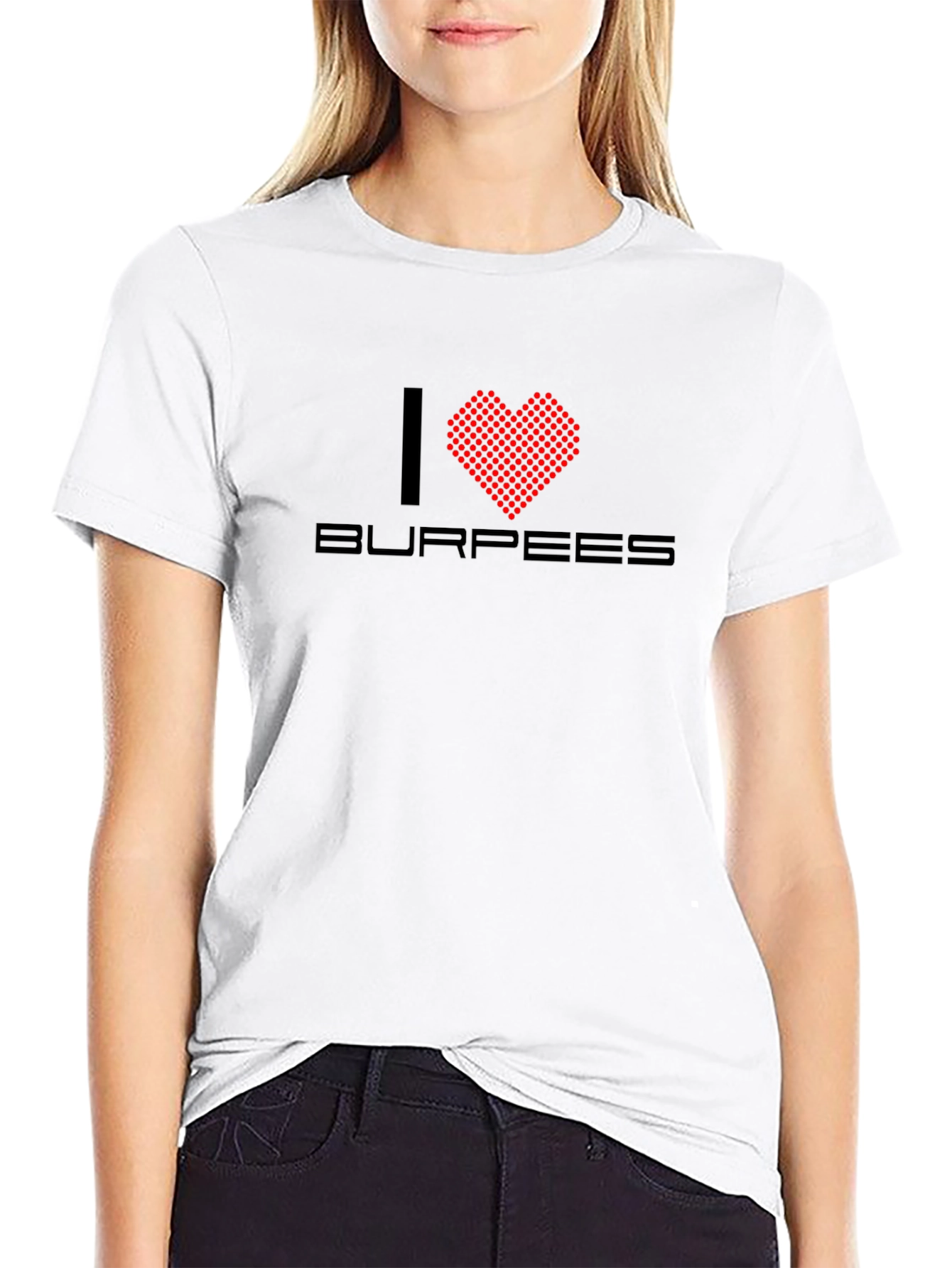 I Heart Burpees Black T-Shirt