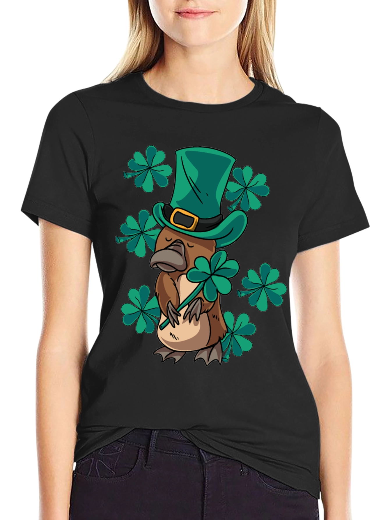 St. Patricks Day Platypus Graphic Tee