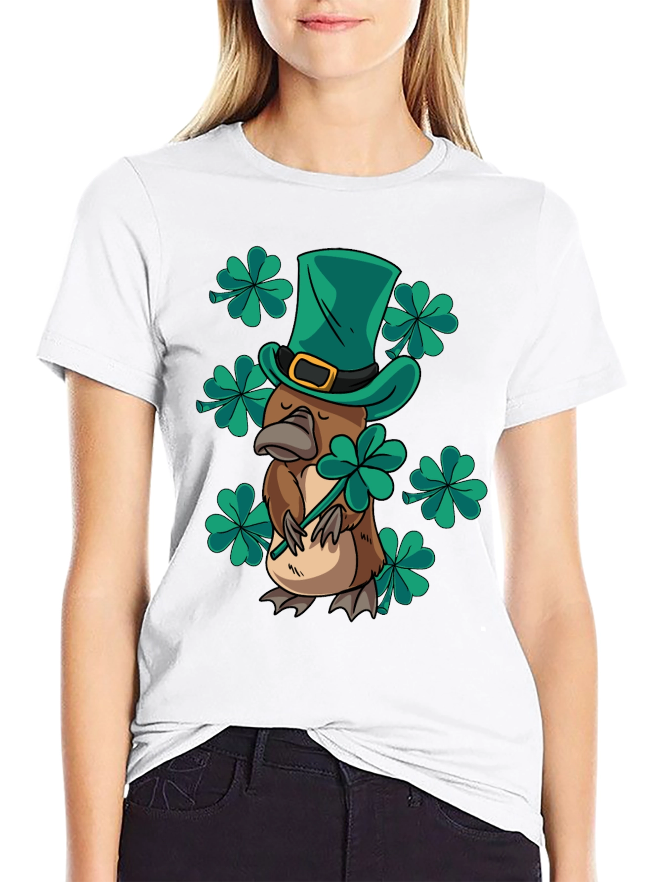 St. Patricks Day Platypus Graphic Tee