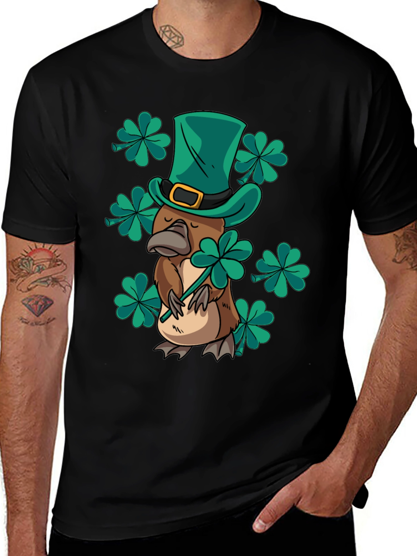 St. Patricks Day Platypus Graphic Tee
